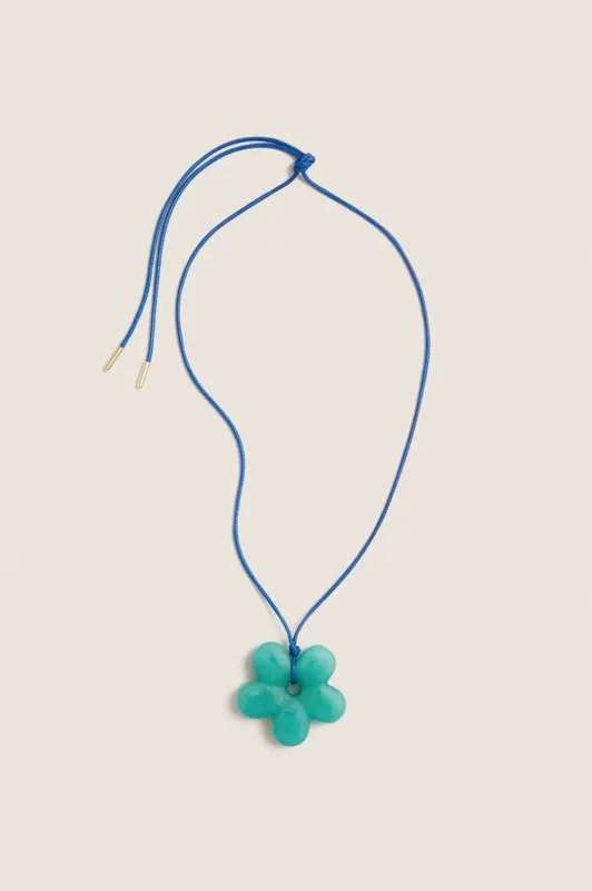 Jade Semi Precious Floral Amelie Necklace made by Tuckernuck