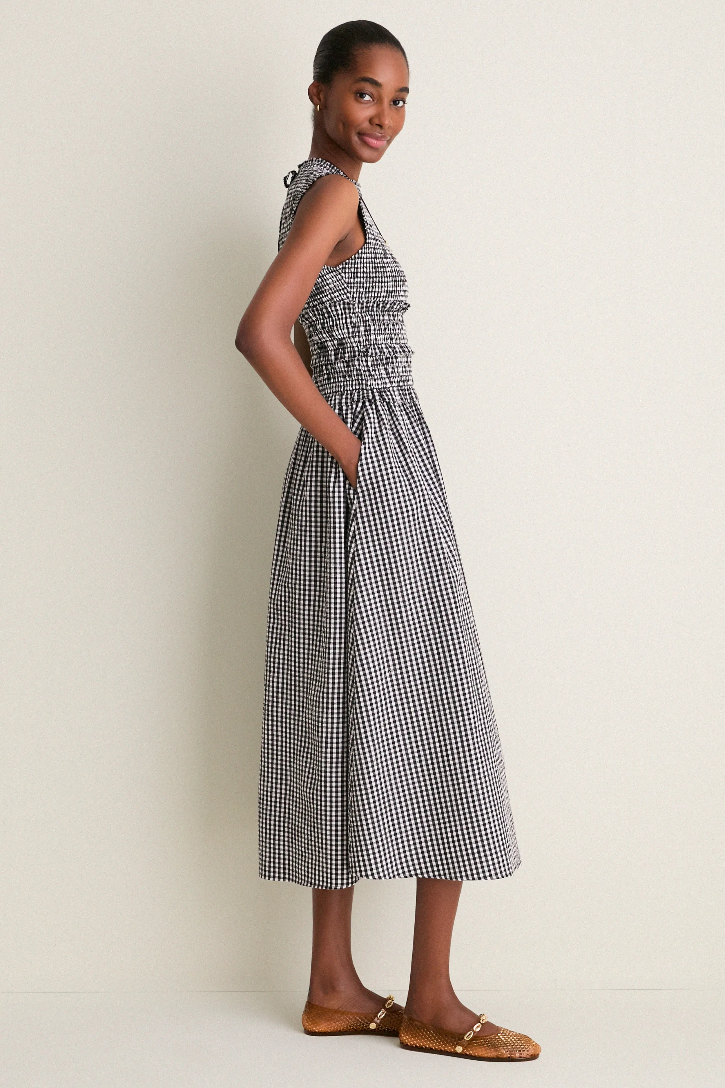 Black and White Louise Dress sold by Tuckernuck product image thumbnail 3
