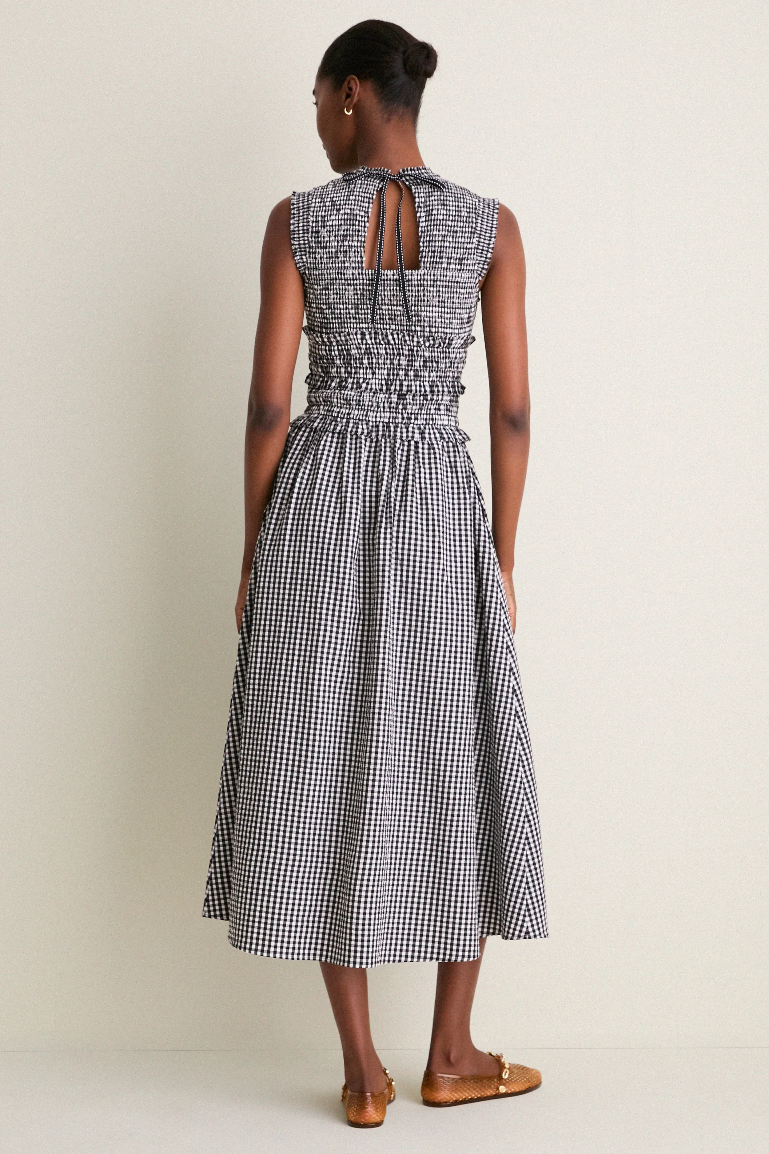 Black and White Louise Dress sold by Tuckernuck product image thumbnail 4