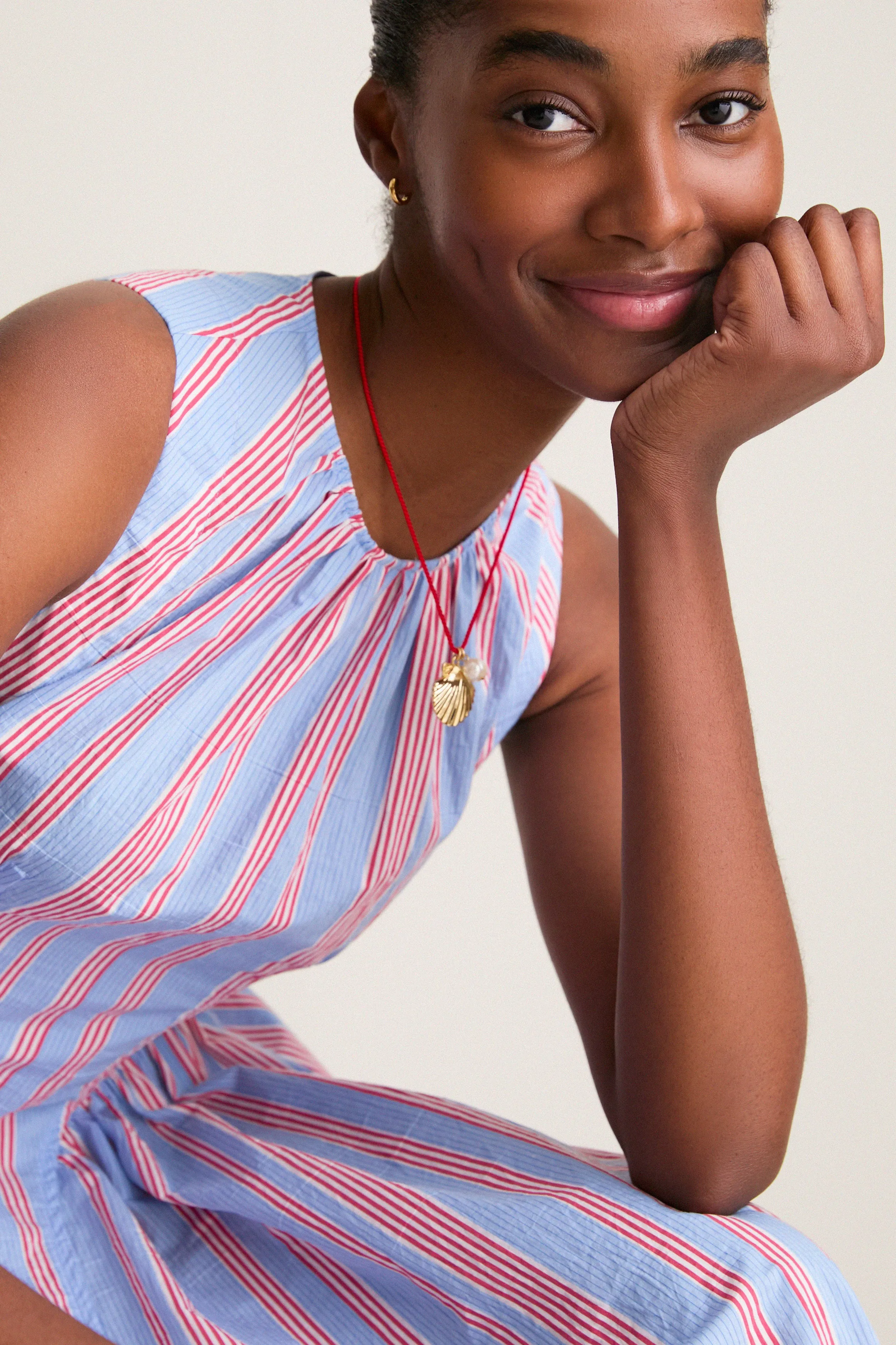 Seaside Stripe Nantucket Dress sold by Tuckernuck product image thumbnail 5