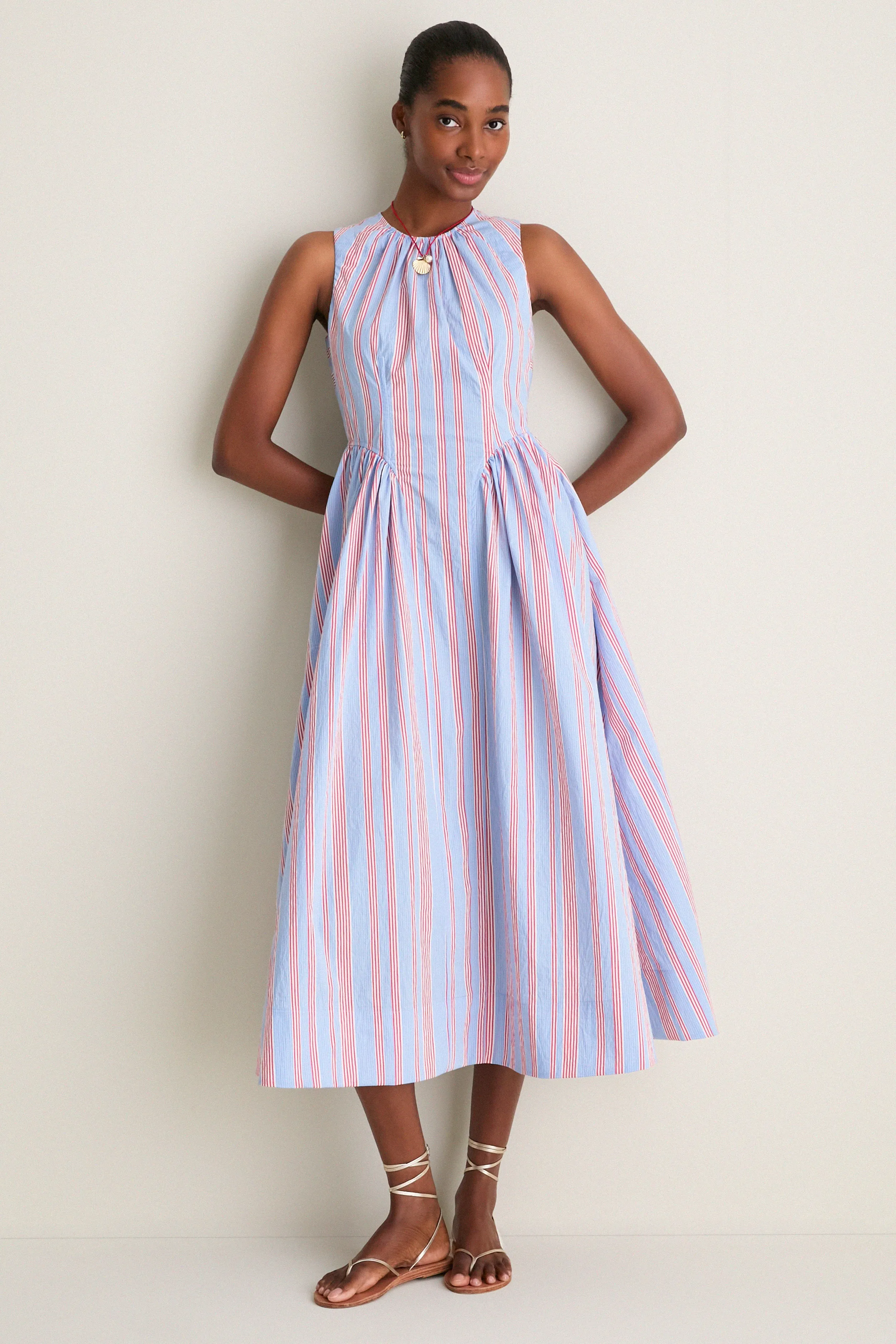 Seaside Stripe Nantucket Dress sold by Tuckernuck