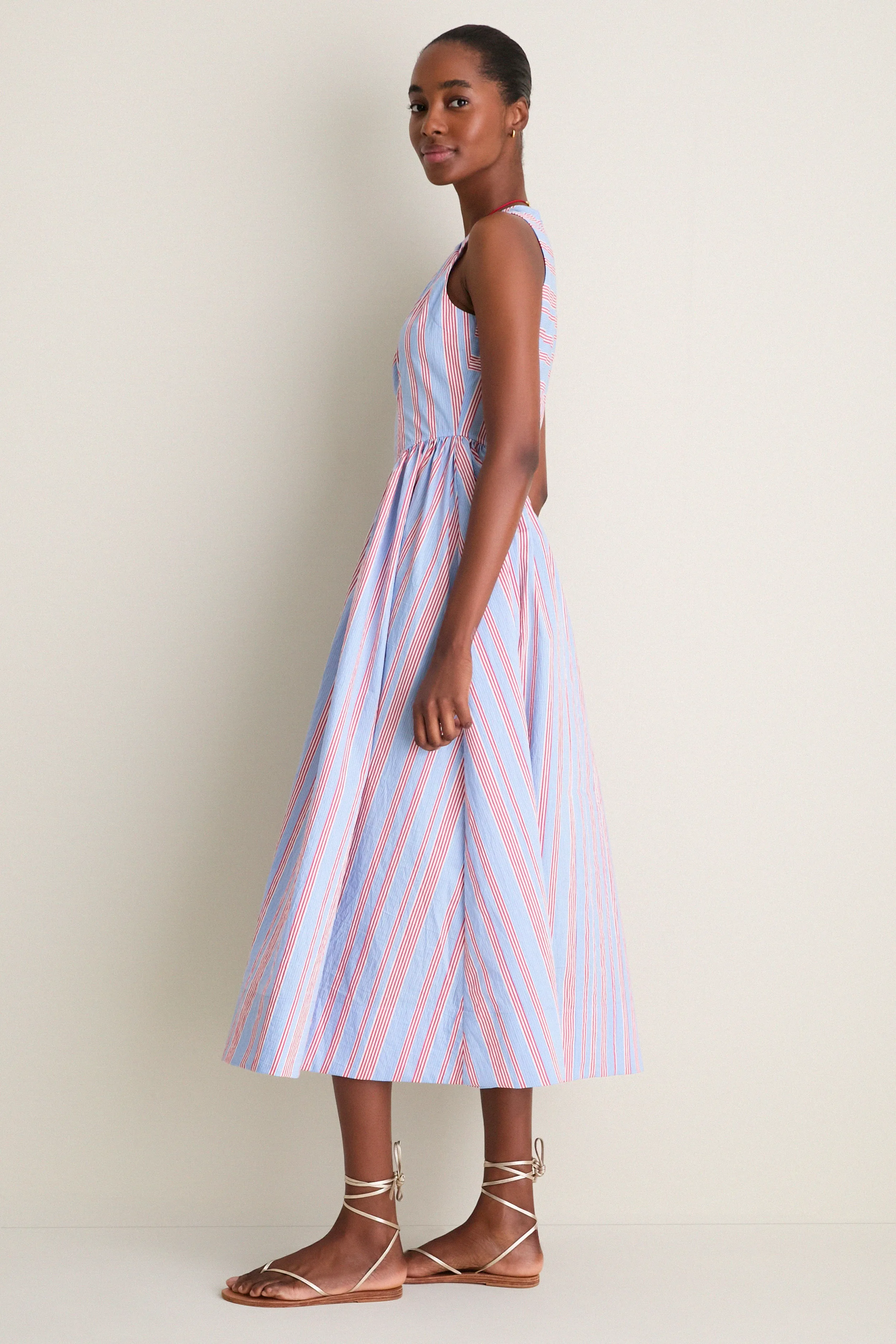Seaside Stripe Nantucket Dress sold by Tuckernuck product image thumbnail 3