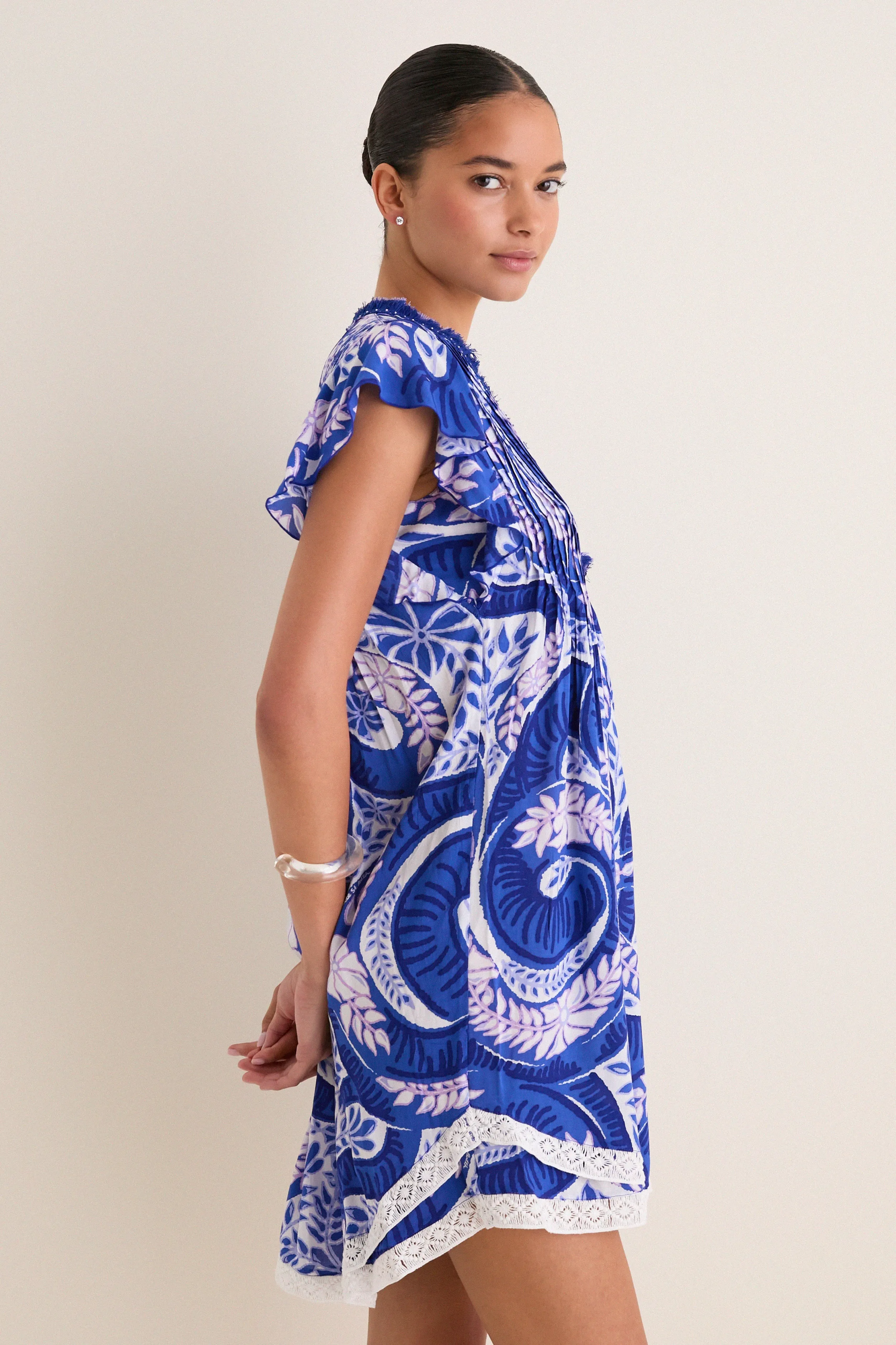 Blue Holy Snake Mini Sasha Dress sold by Tuckernuck product image thumbnail 4