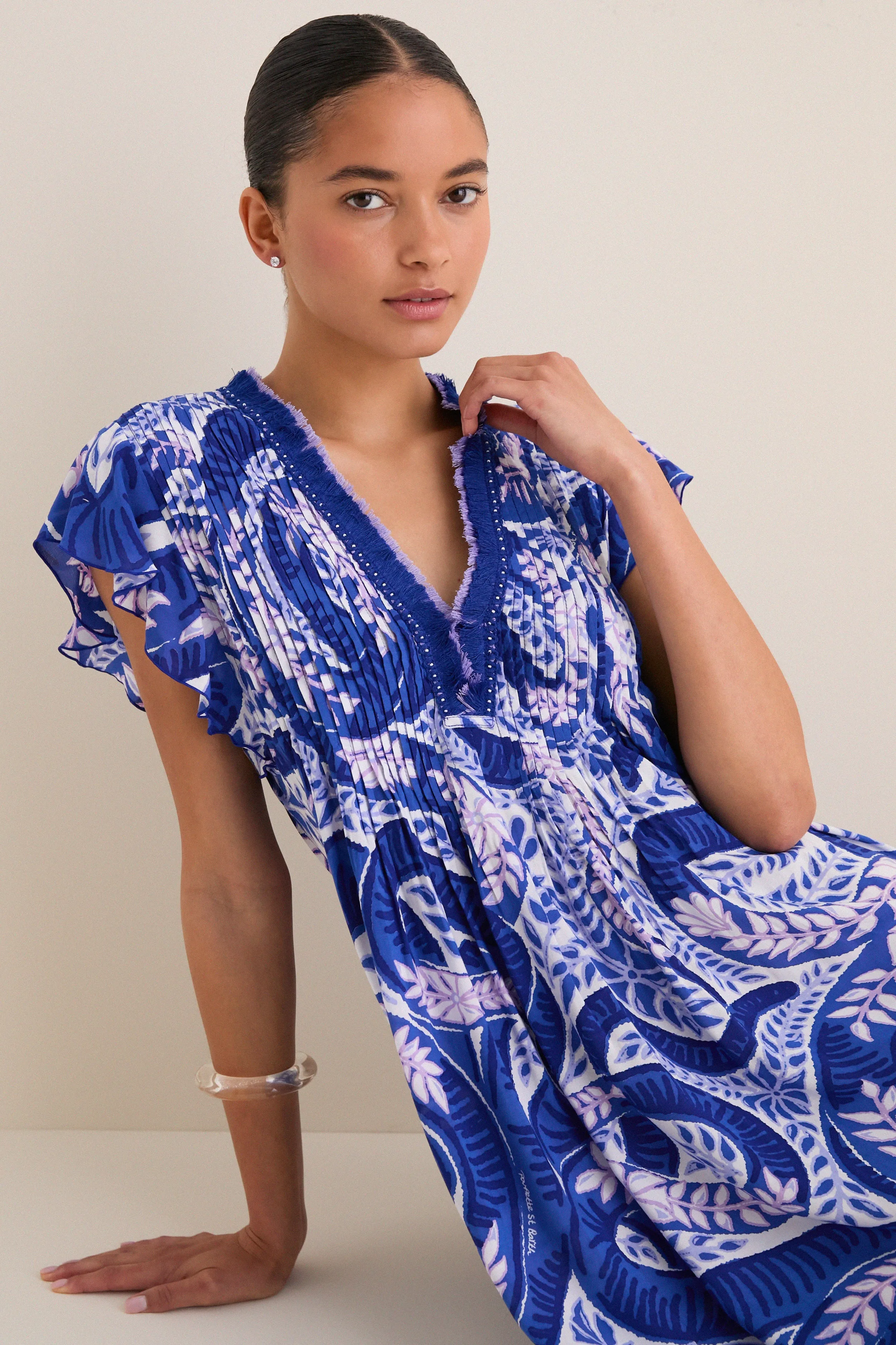 Blue Holy Snake Mini Sasha Dress sold by Tuckernuck product image thumbnail 3