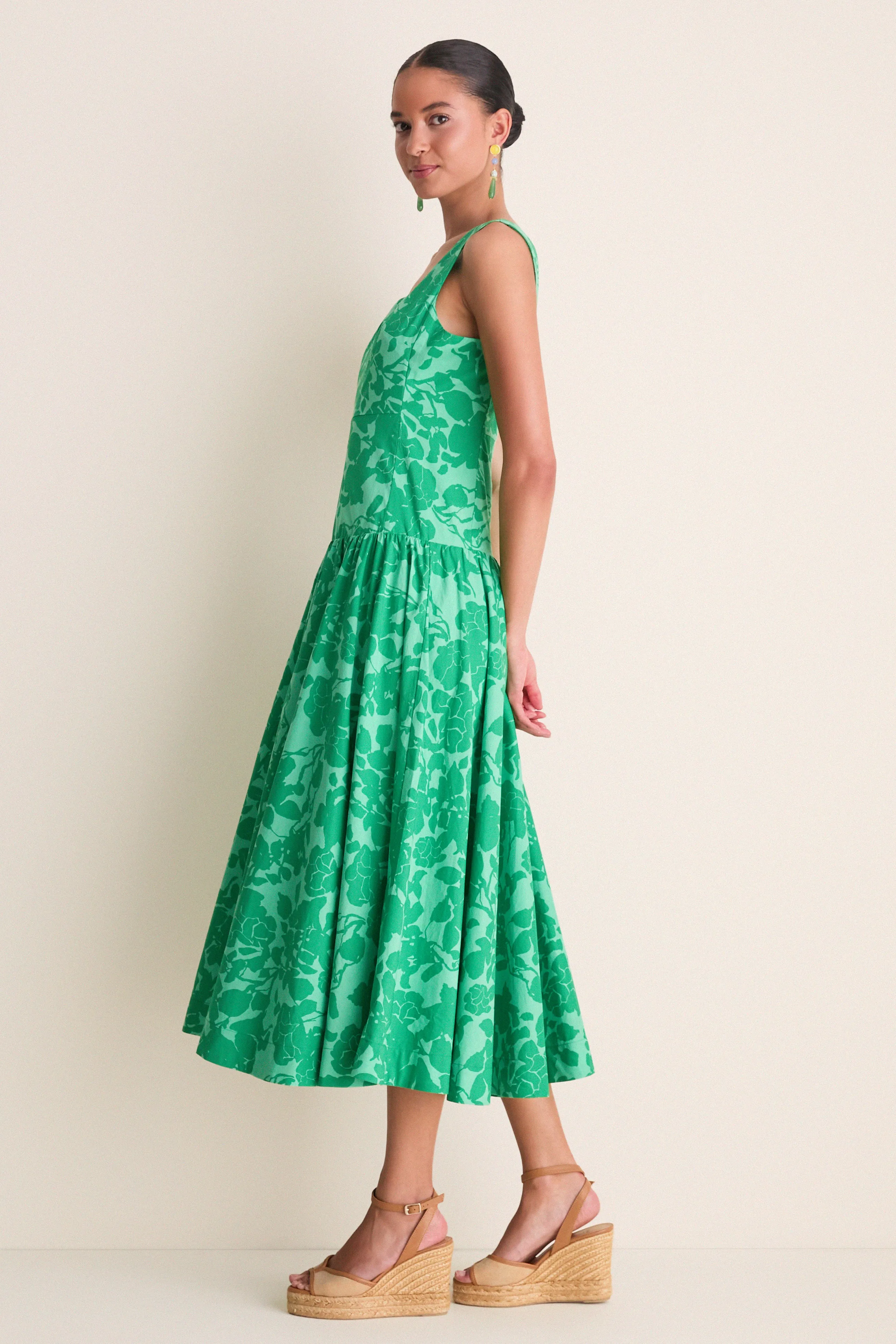 Emerald Floral Lilly Maxi Dress sold by Tuckernuck product image thumbnail 5