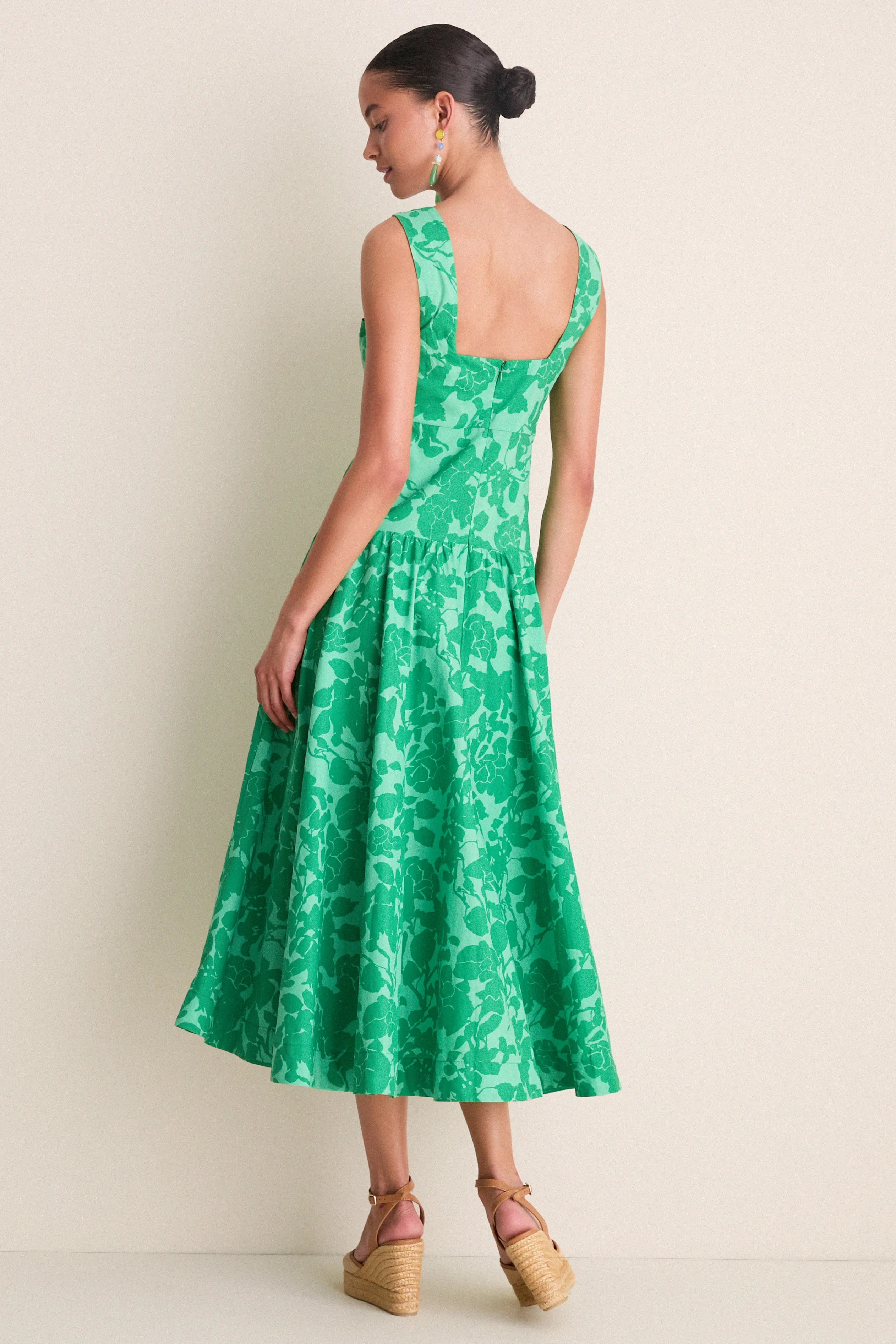 Emerald Floral Lilly Maxi Dress sold by Tuckernuck product image thumbnail 4