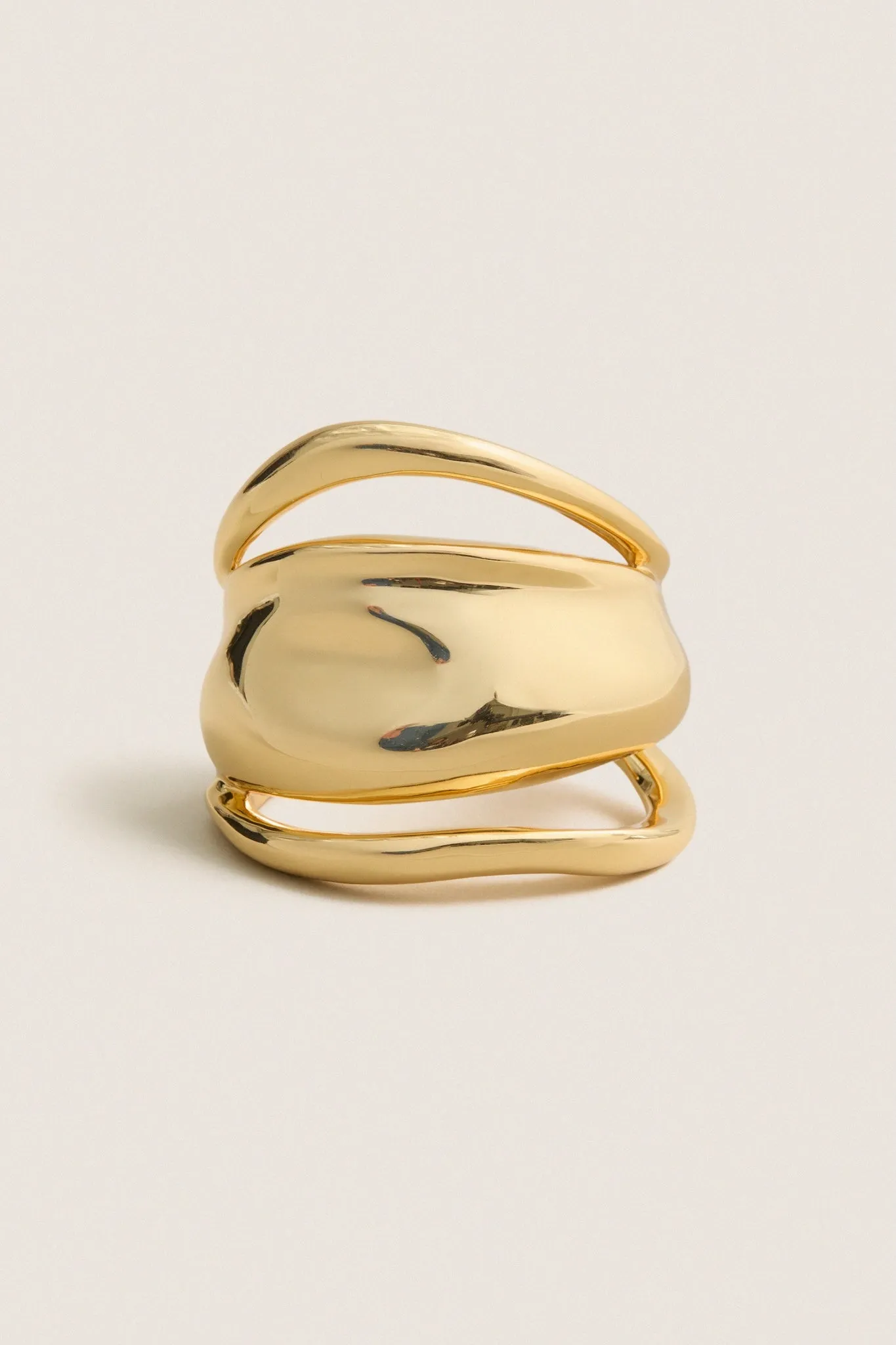 Gold Olio Cuff sold by Tuckernuck