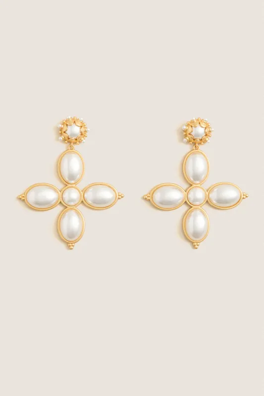 Pearl Grande Constance Earrings made by Tuckernuck