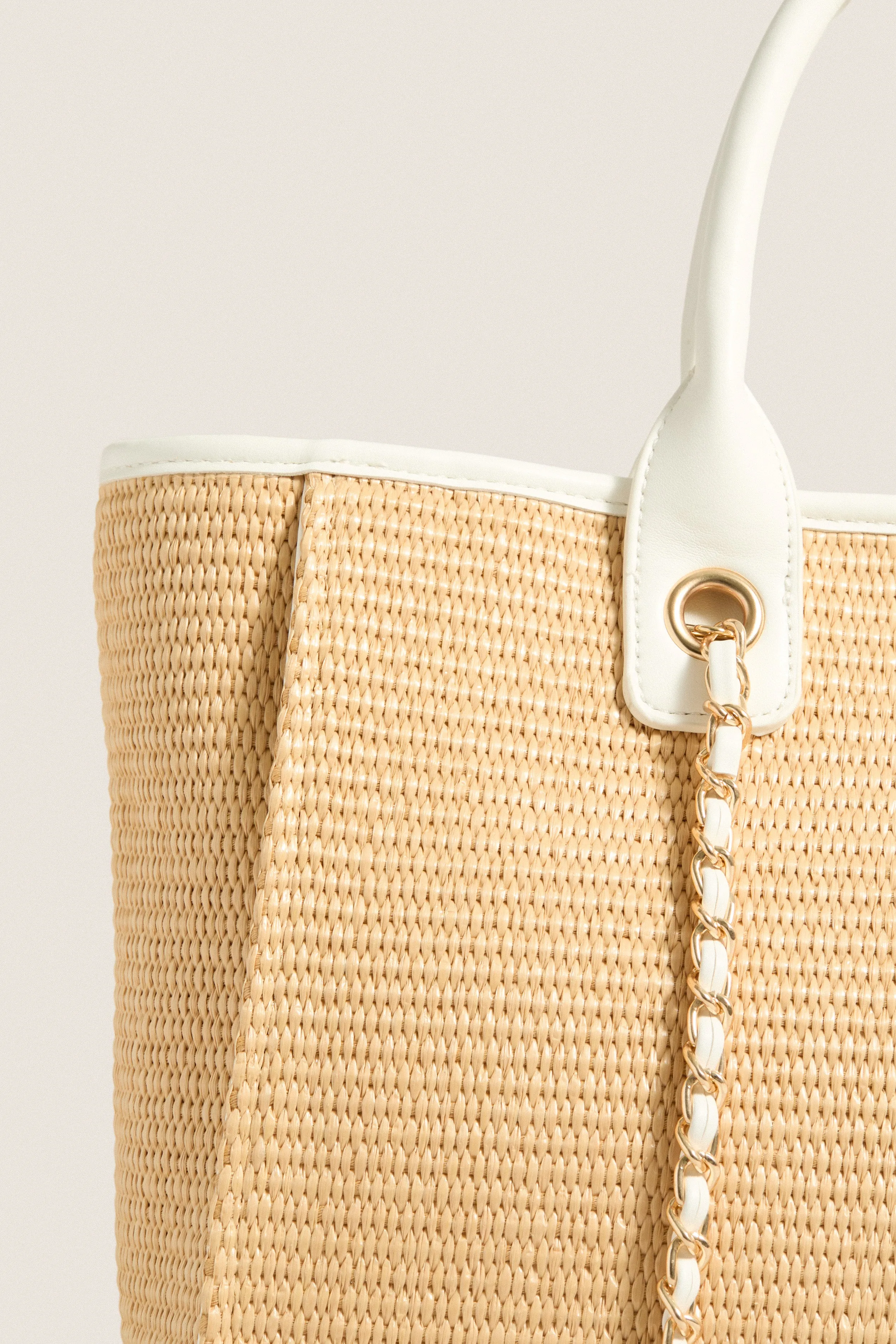 Natural White Jaxon Tote sold by Tuckernuck product image thumbnail 4