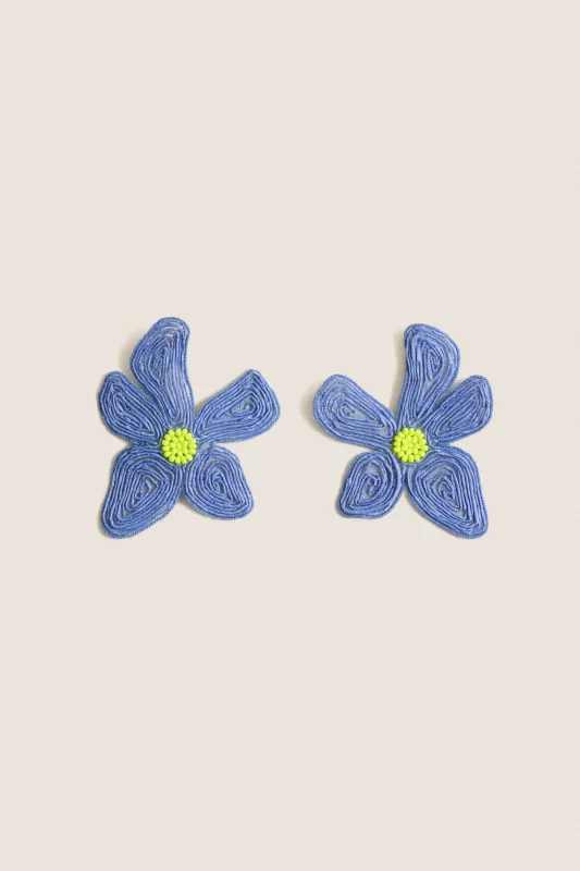 Blues Azul Earrings made by Mignonne Gavigan