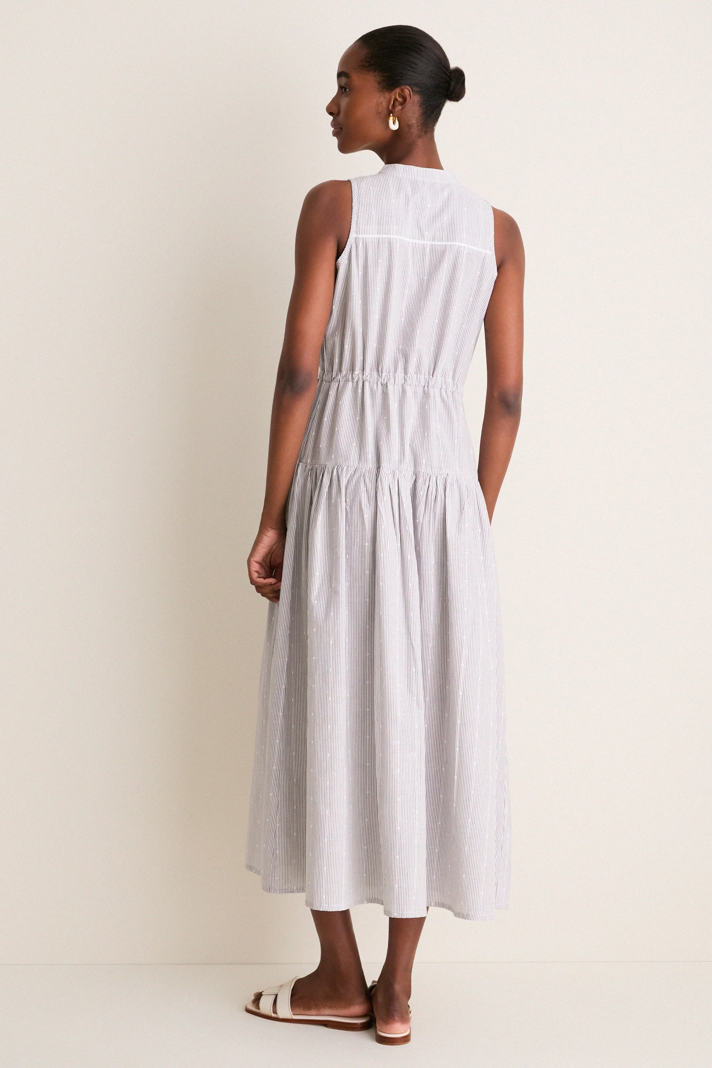 James Stripe Lucy 4 Basque Sleeveless Dress sold by Tuckernuck product image thumbnail 5