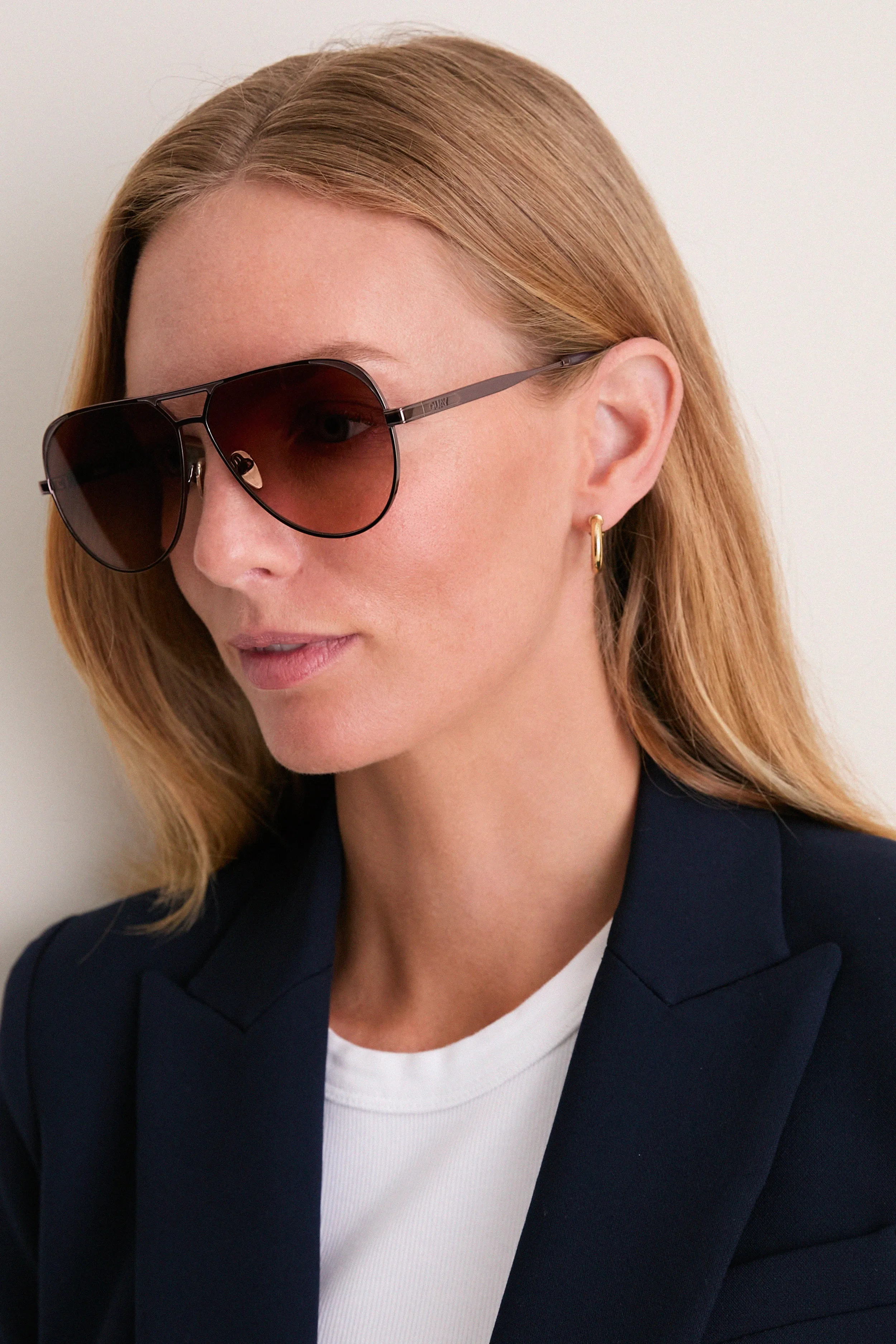 Chocolate Open Tab Sunglasses sold by Tuckernuck product image thumbnail 4