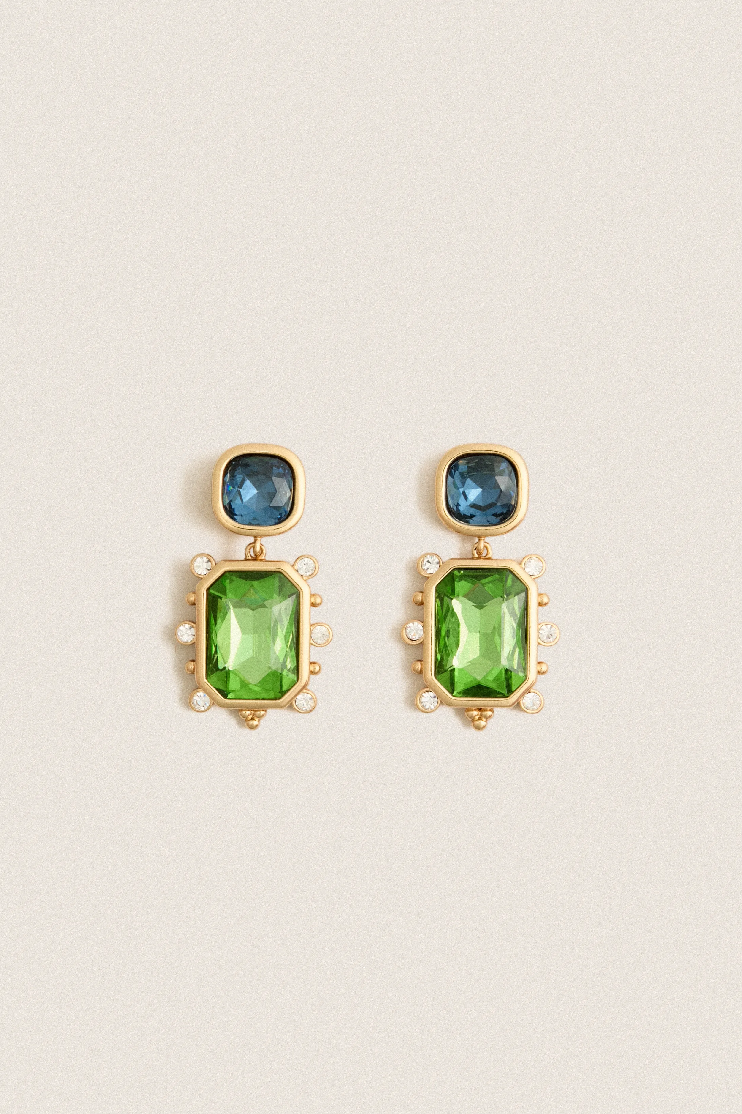 Sapphire and Emerald Fantasia Earrings sold by Tuckernuck