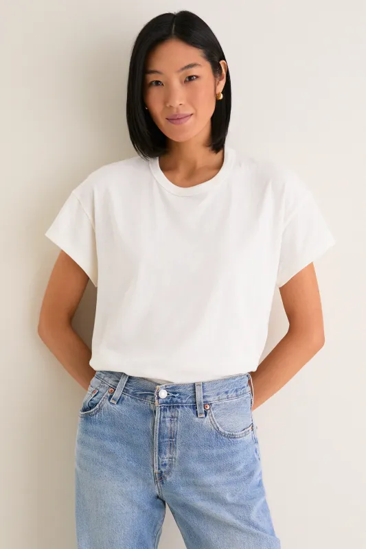 Ivory Paxton Boyfriend Tee made by Tuckernuck