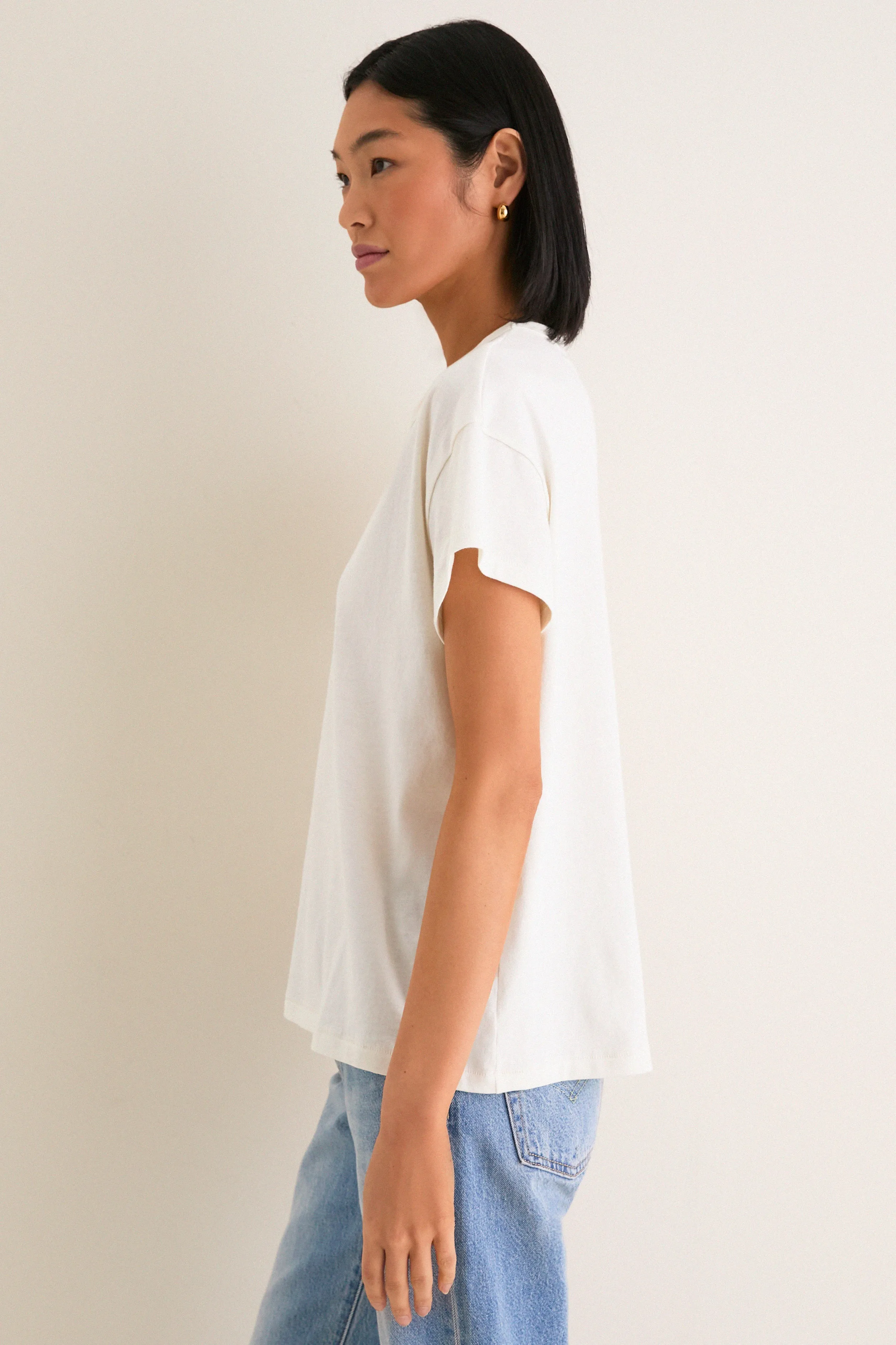 Ivory Paxton Boyfriend Tee sold by Tuckernuck product image thumbnail 3