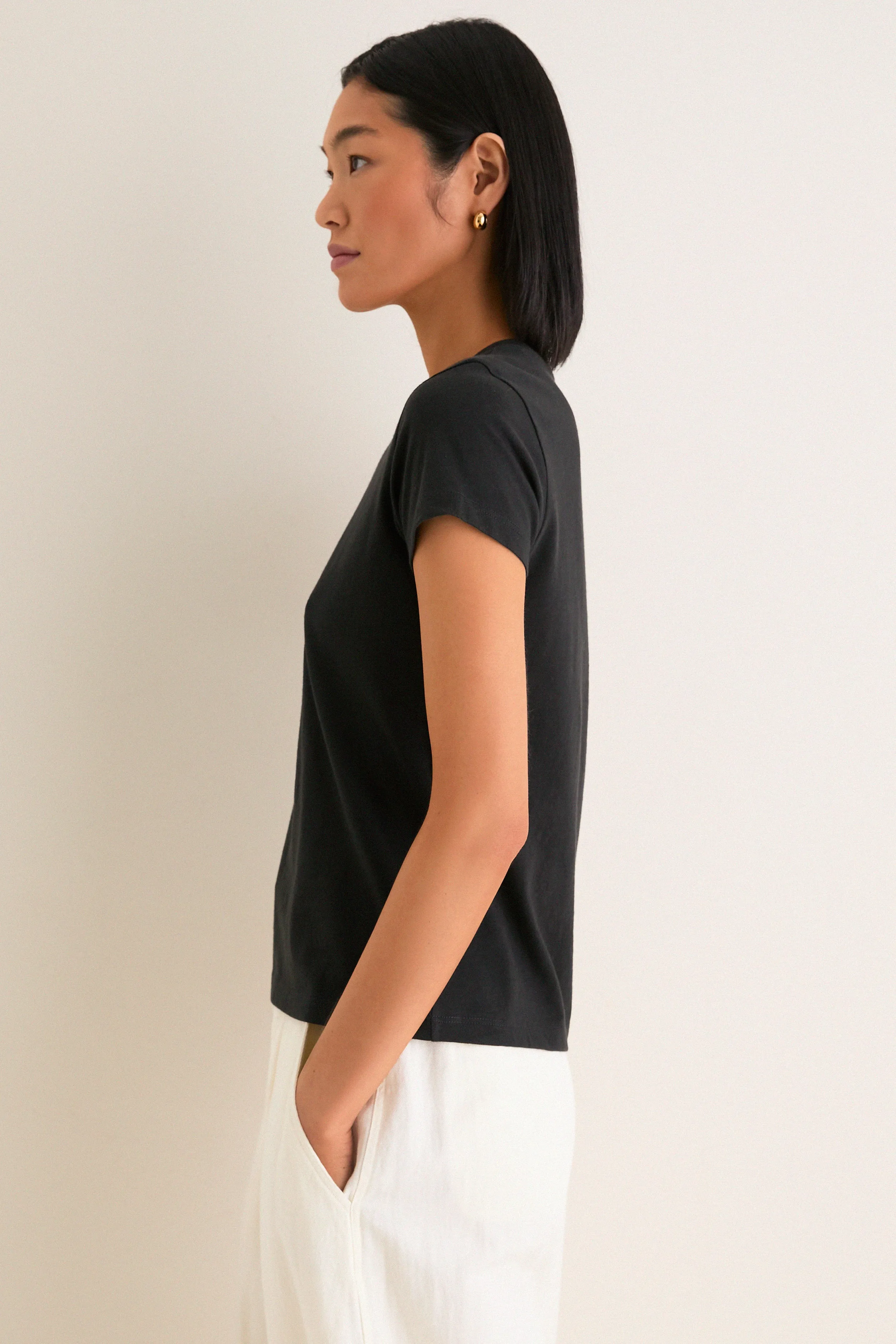 Black Perry Slim Classic Tee sold by Tuckernuck product image thumbnail 3