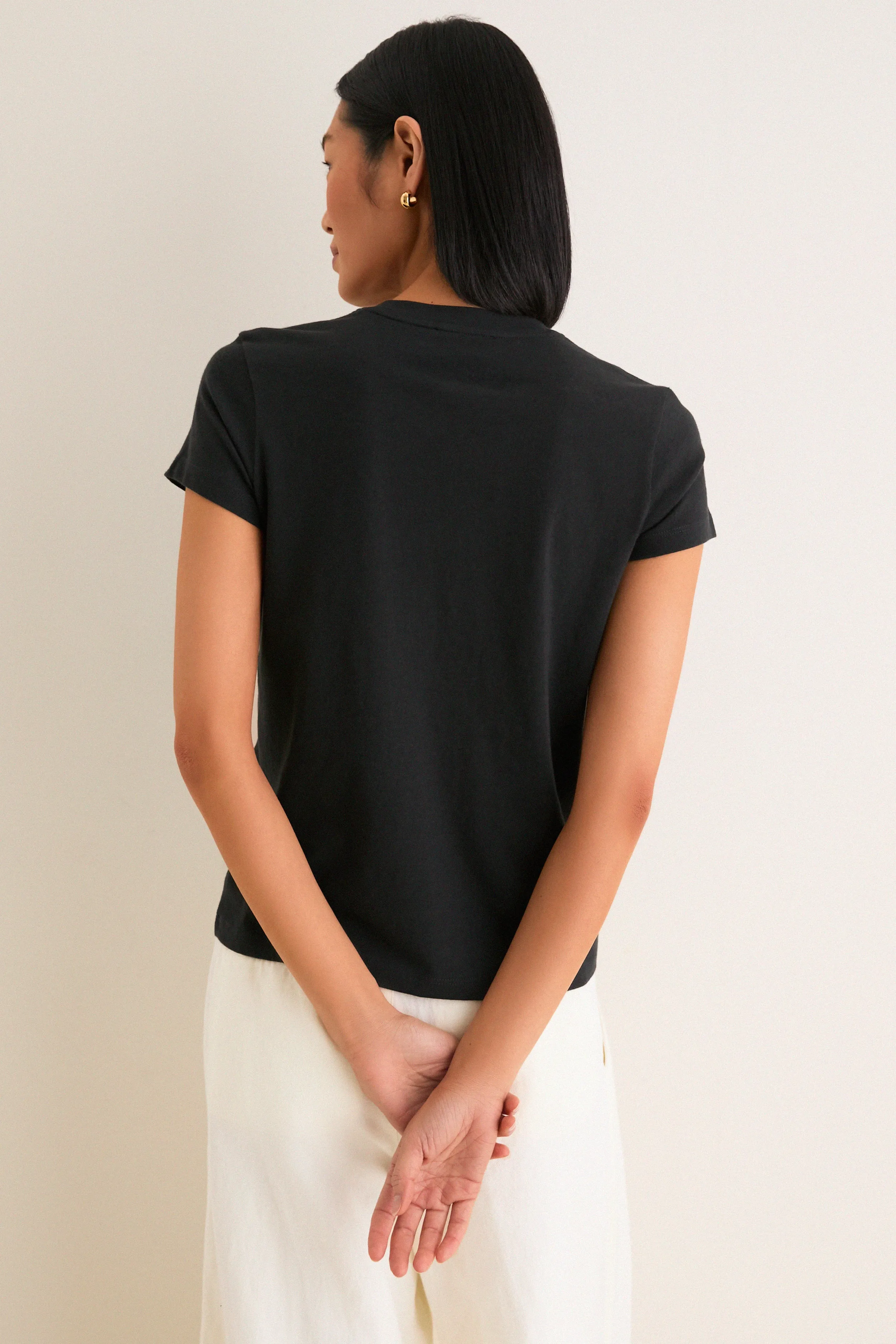 Black Perry Slim Classic Tee sold by Tuckernuck product image thumbnail 4