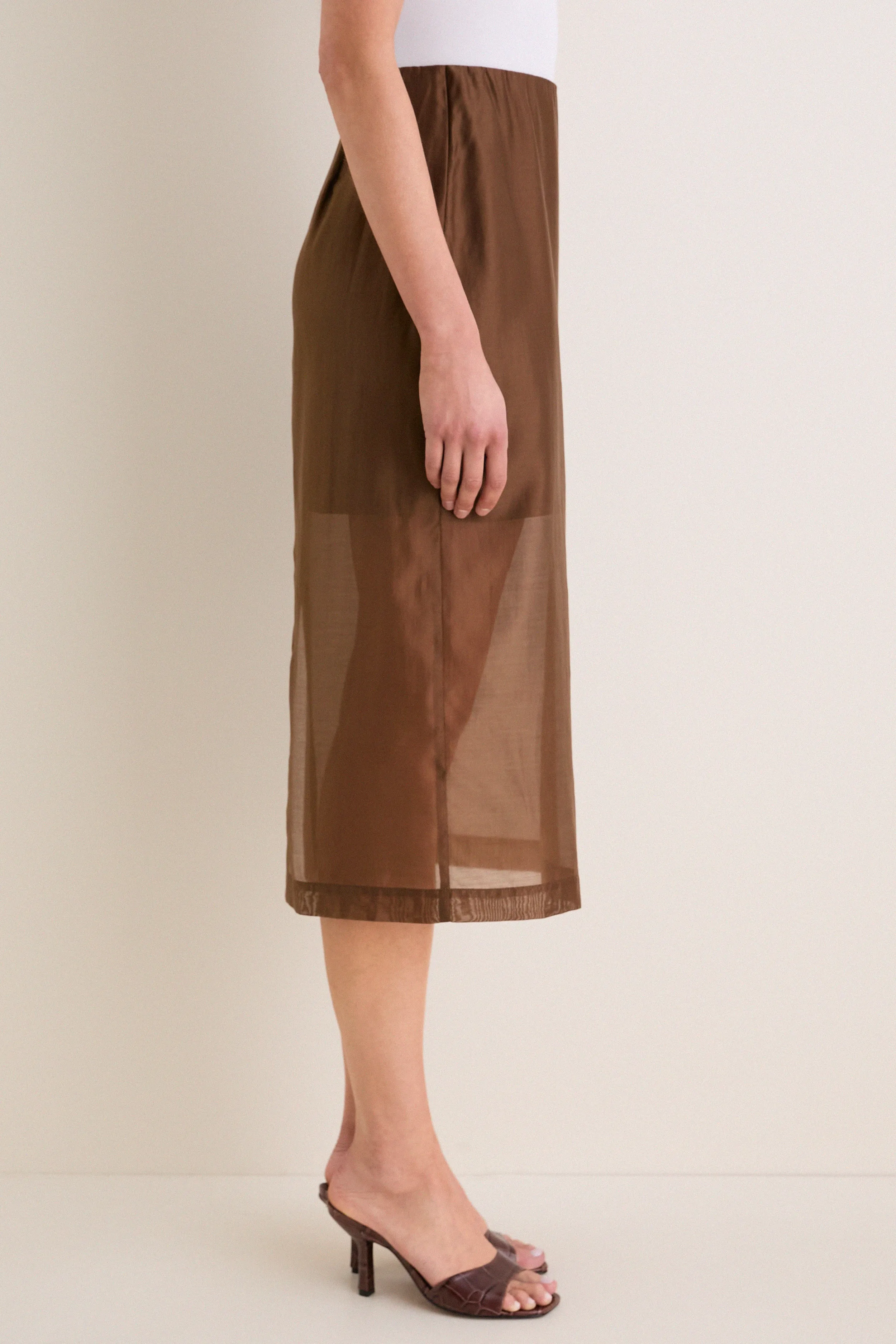 Toffee Organza Christy Skirt sold by Tuckernuck product image thumbnail 3