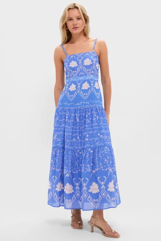 Sea Petal Asher Midi Dress made by Anna Cate