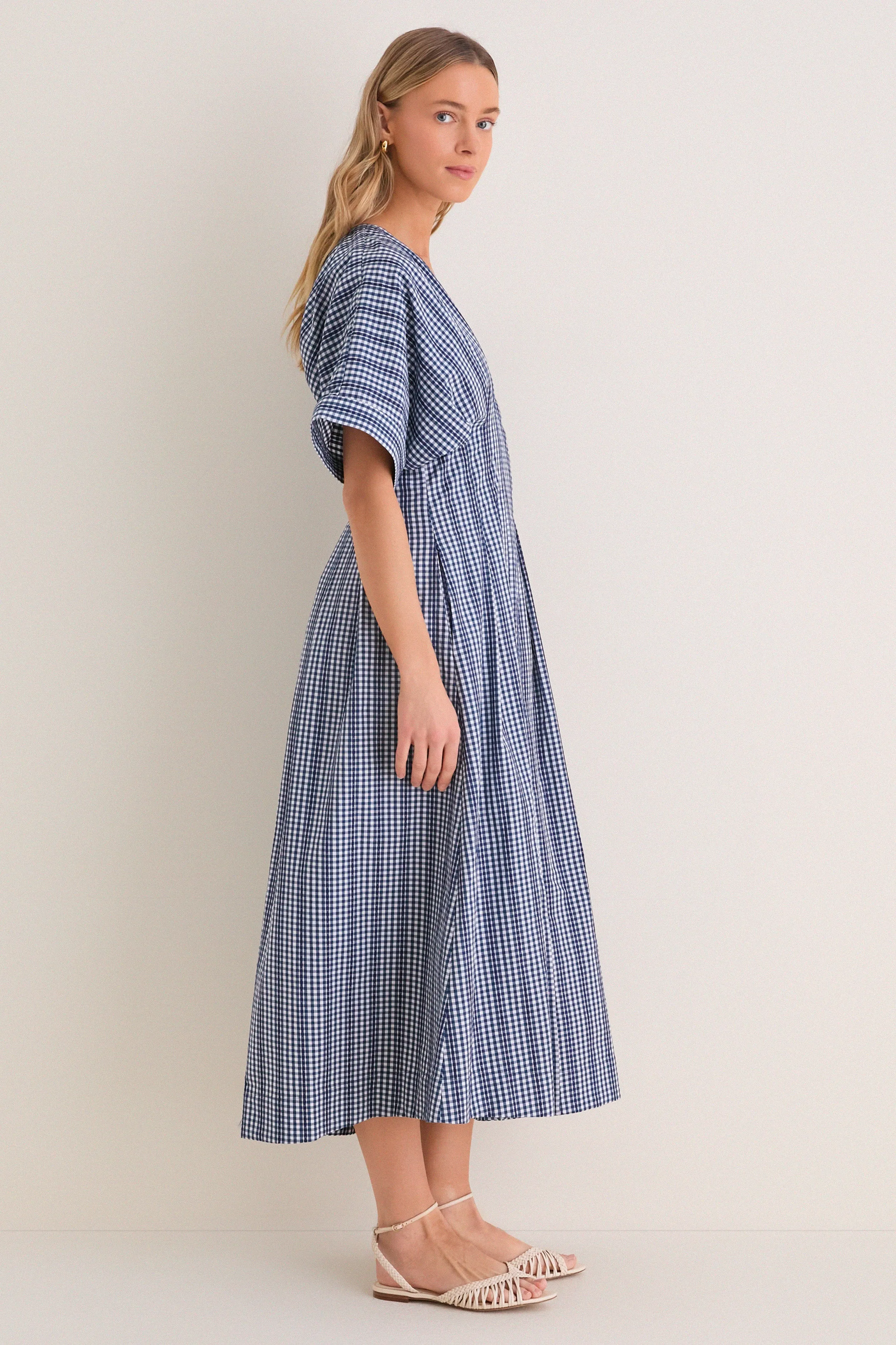 Navy Stripe Darren Dress sold by Tuckernuck product image thumbnail 4