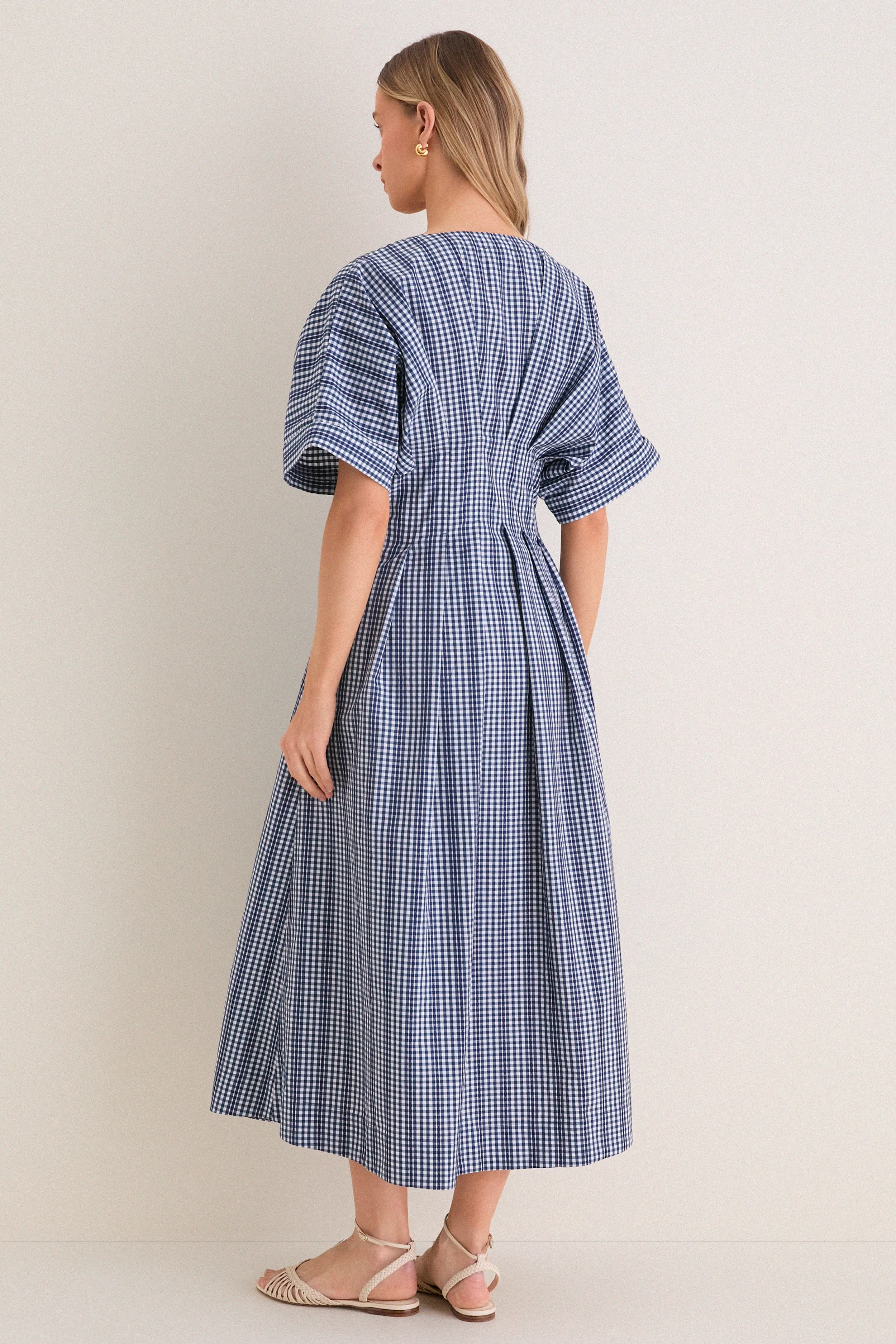 Navy Stripe Darren Dress sold by Tuckernuck product image thumbnail 5
