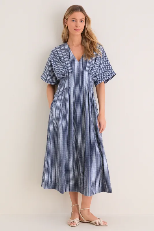 Navy Stripe Darren Dress made by Tuckernuck