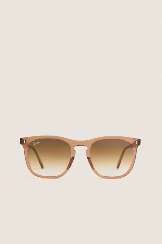 Transparent Brown RB2210 Sunglasses made by Ray-Ban