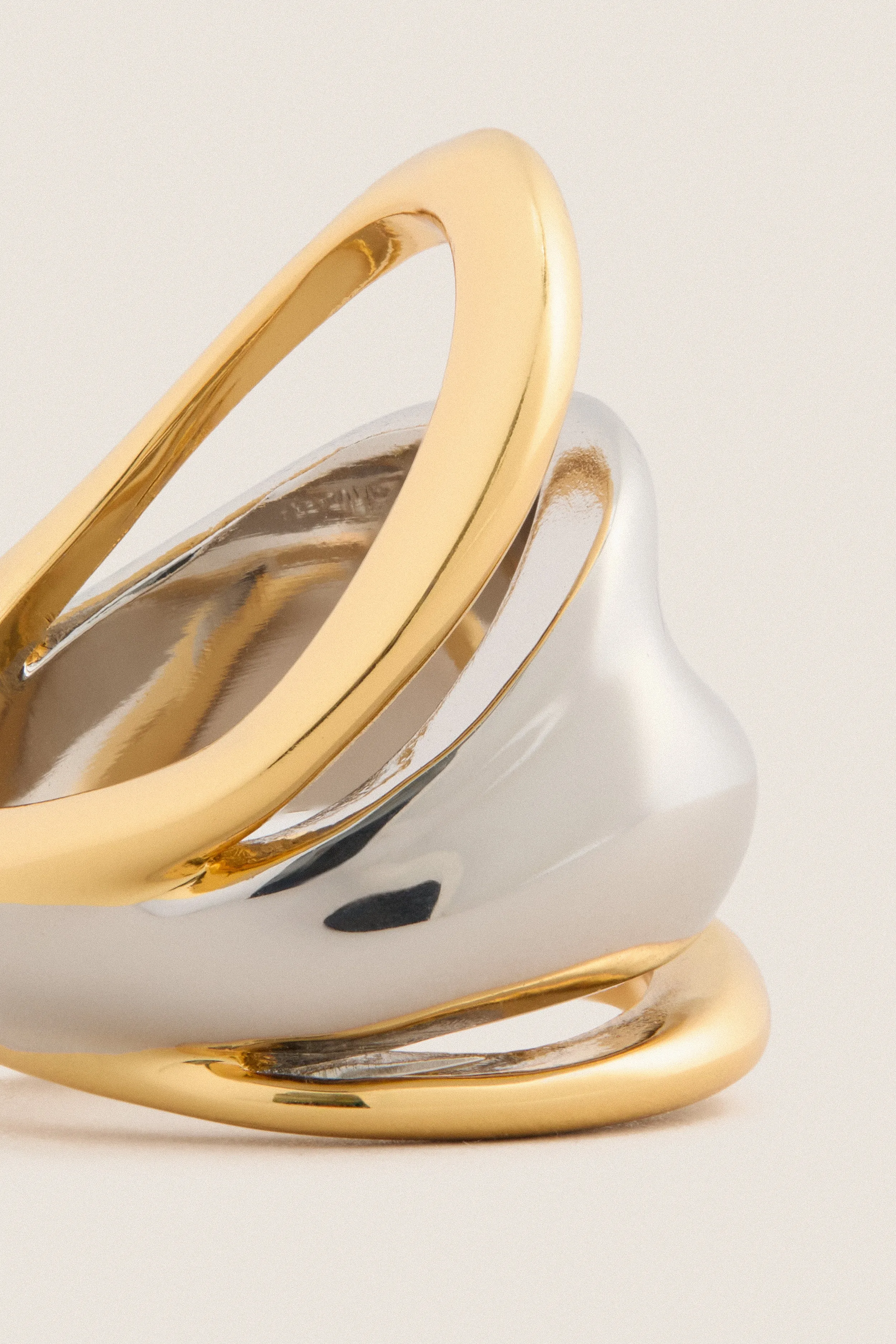 Gold and Silver Olio Ring sold by Tuckernuck product image thumbnail 3