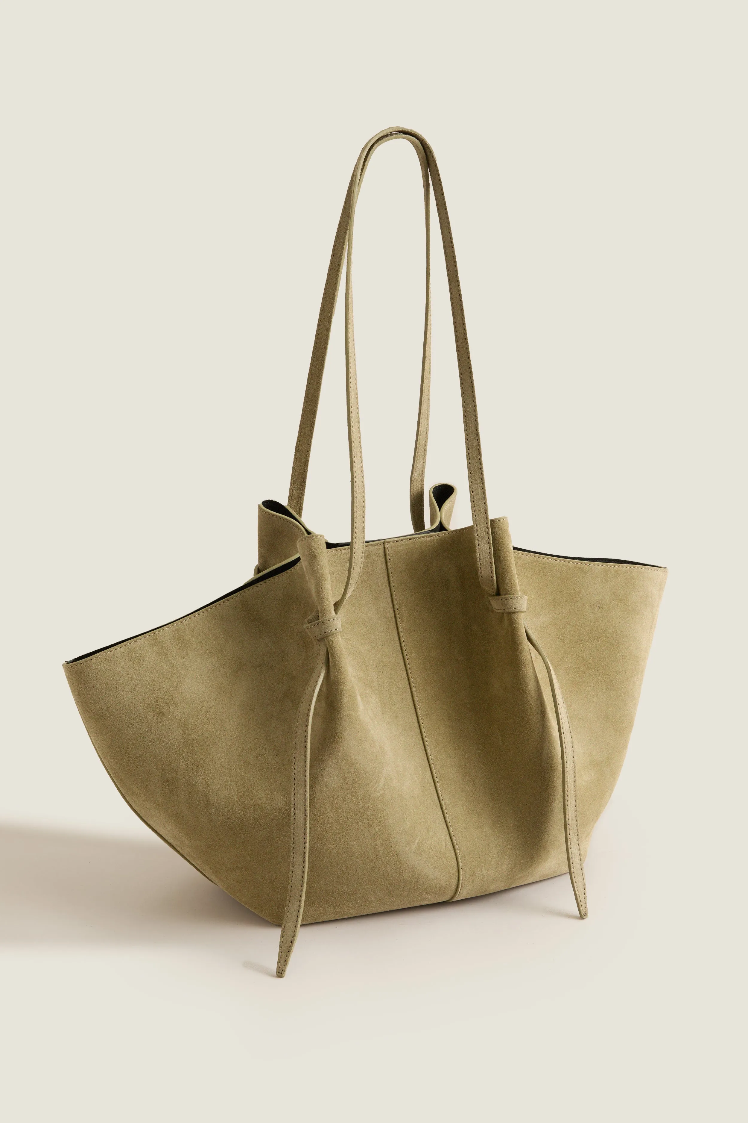 Olive Large Suede Mochi Bag sold by Tuckernuck product image thumbnail 4