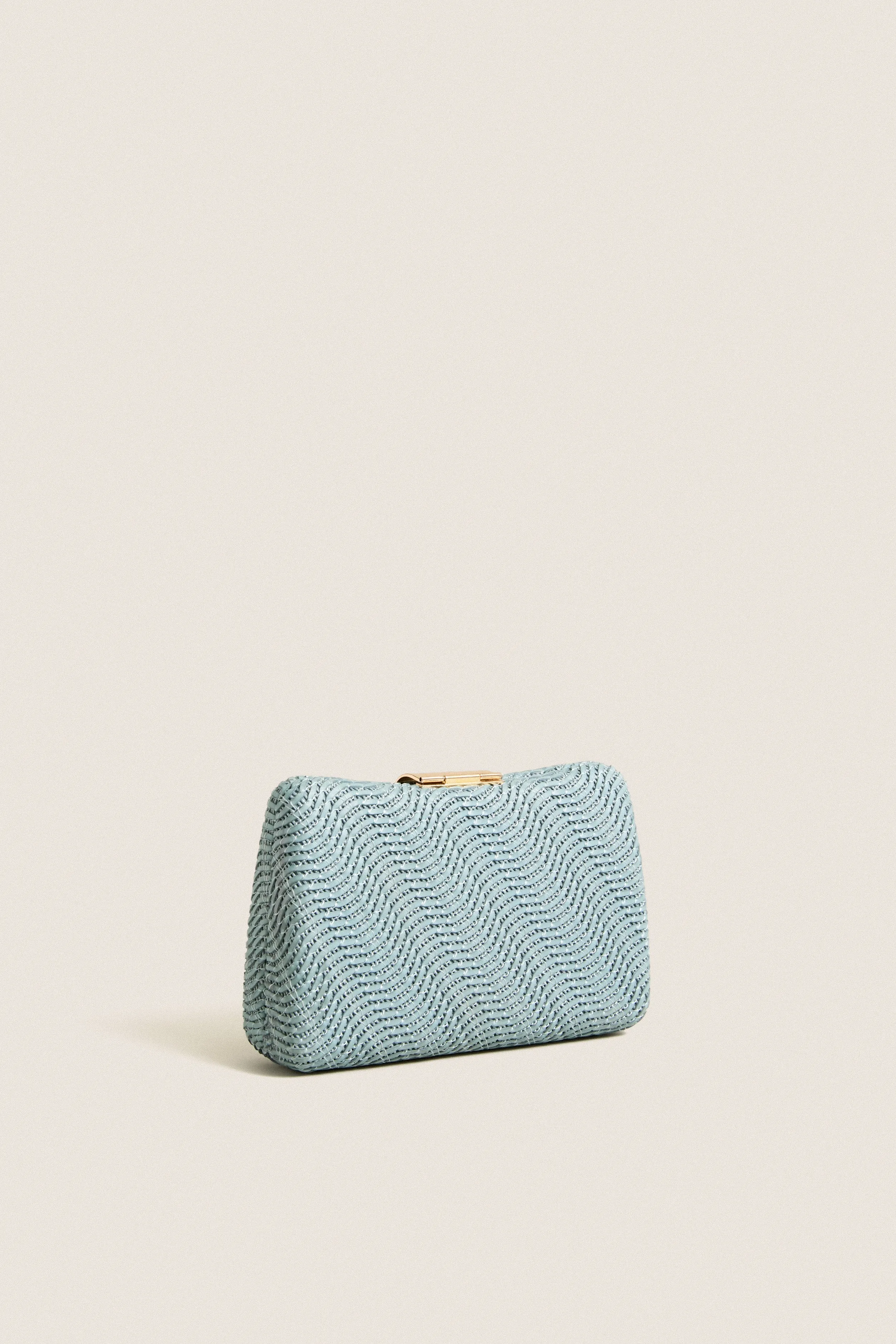 Blue Lindy Woven Clutch sold by Tuckernuck product image thumbnail 4