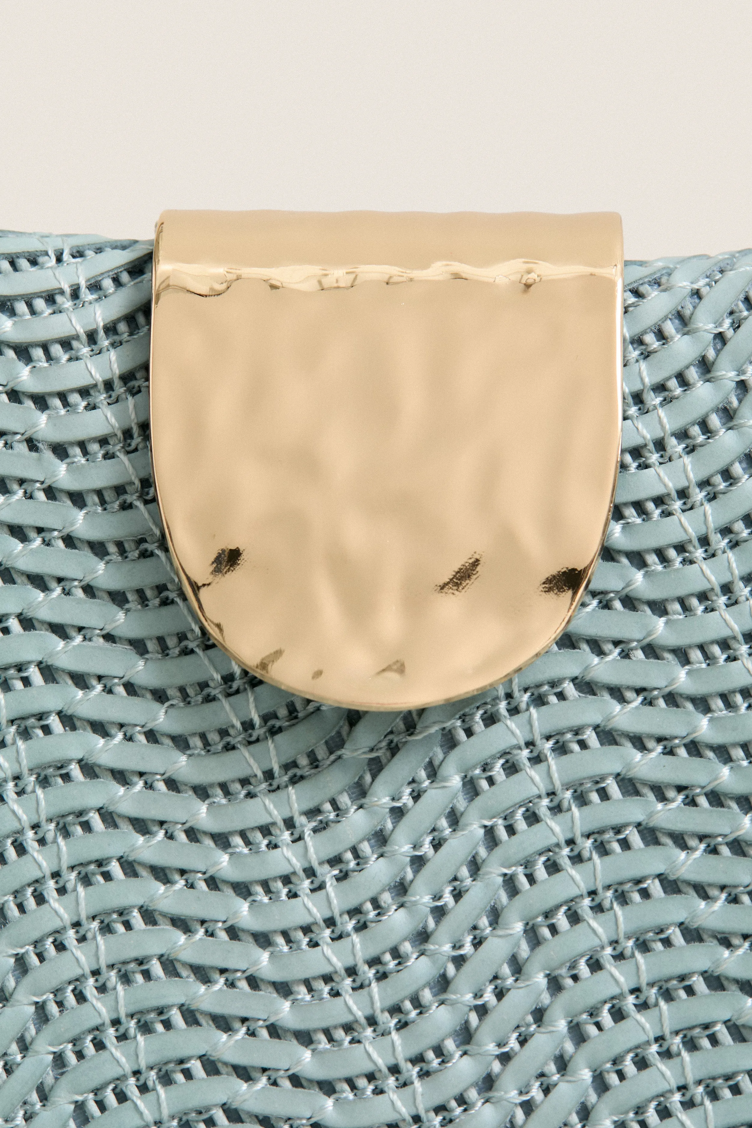Blue Lindy Woven Clutch sold by Tuckernuck product image thumbnail 5