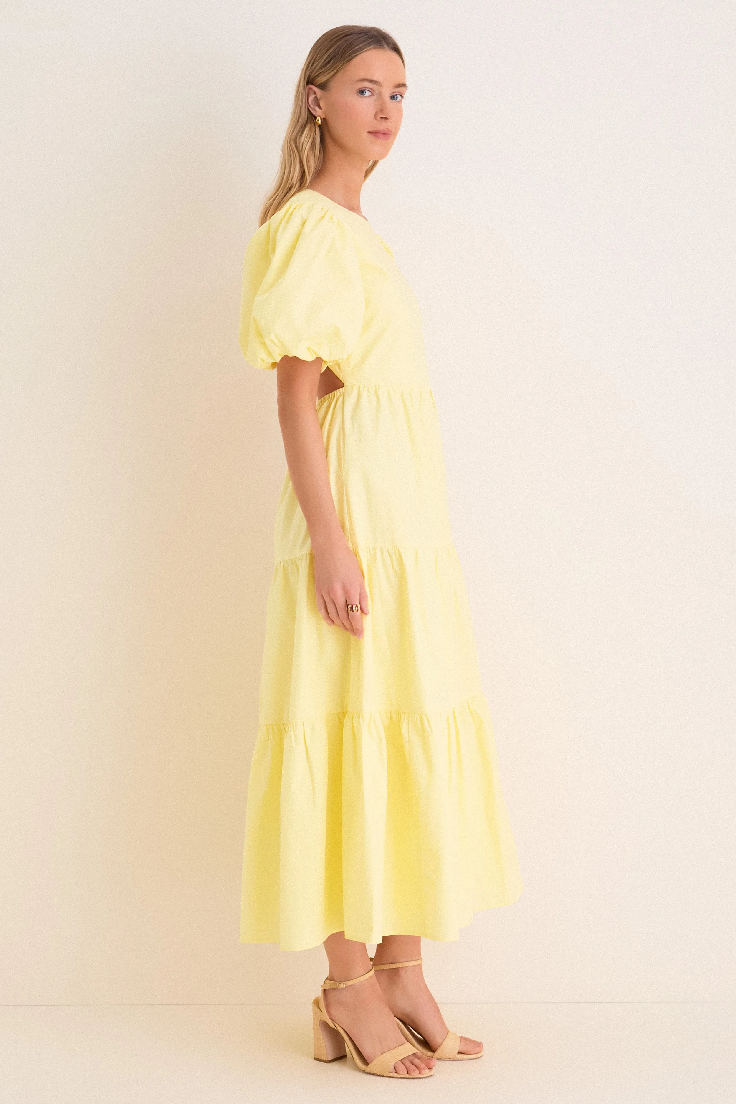 Butter Yellow Goldie Maxi Dress sold by Tuckernuck product image thumbnail 3