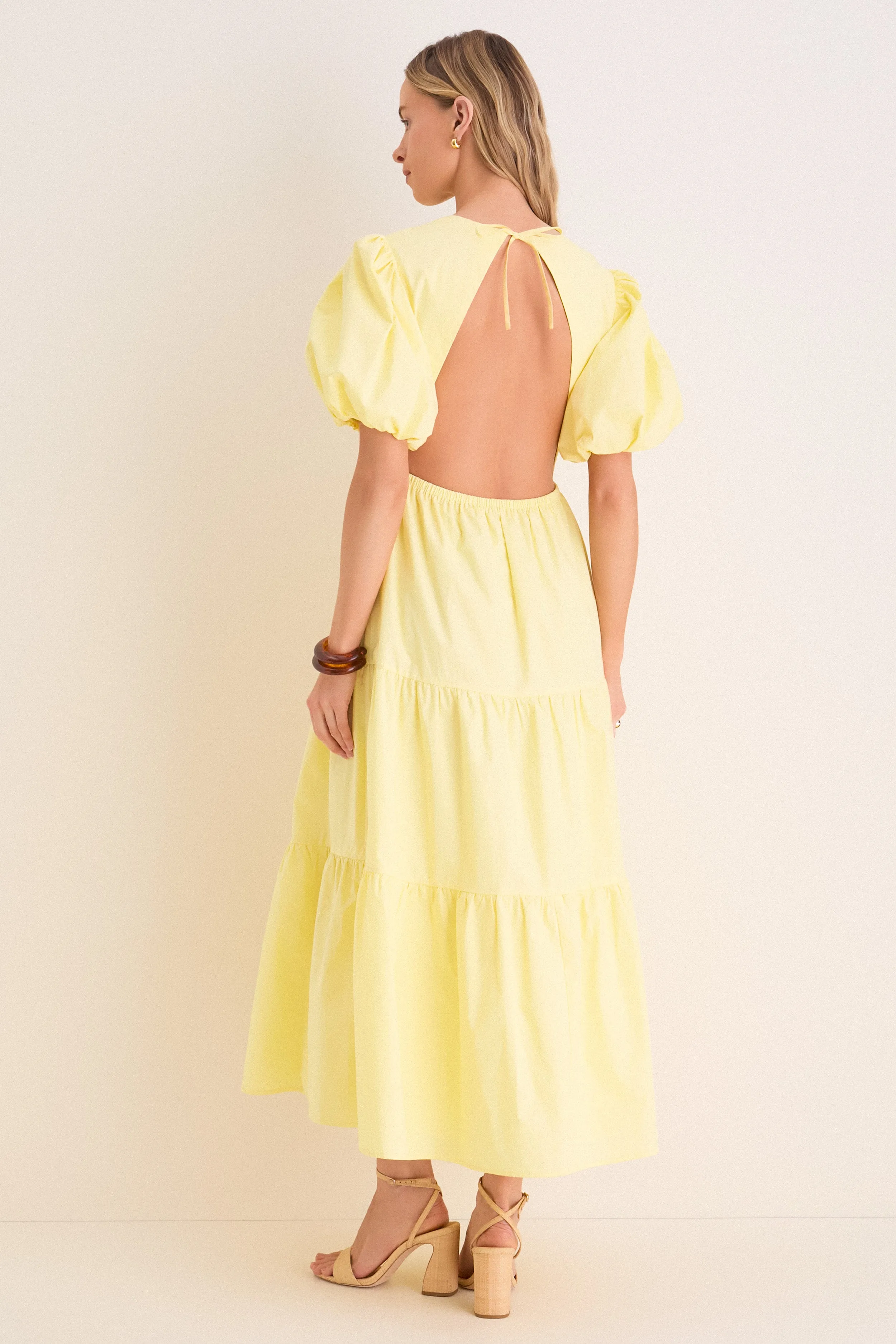 Butter Yellow Goldie Maxi Dress sold by Tuckernuck product image thumbnail 4