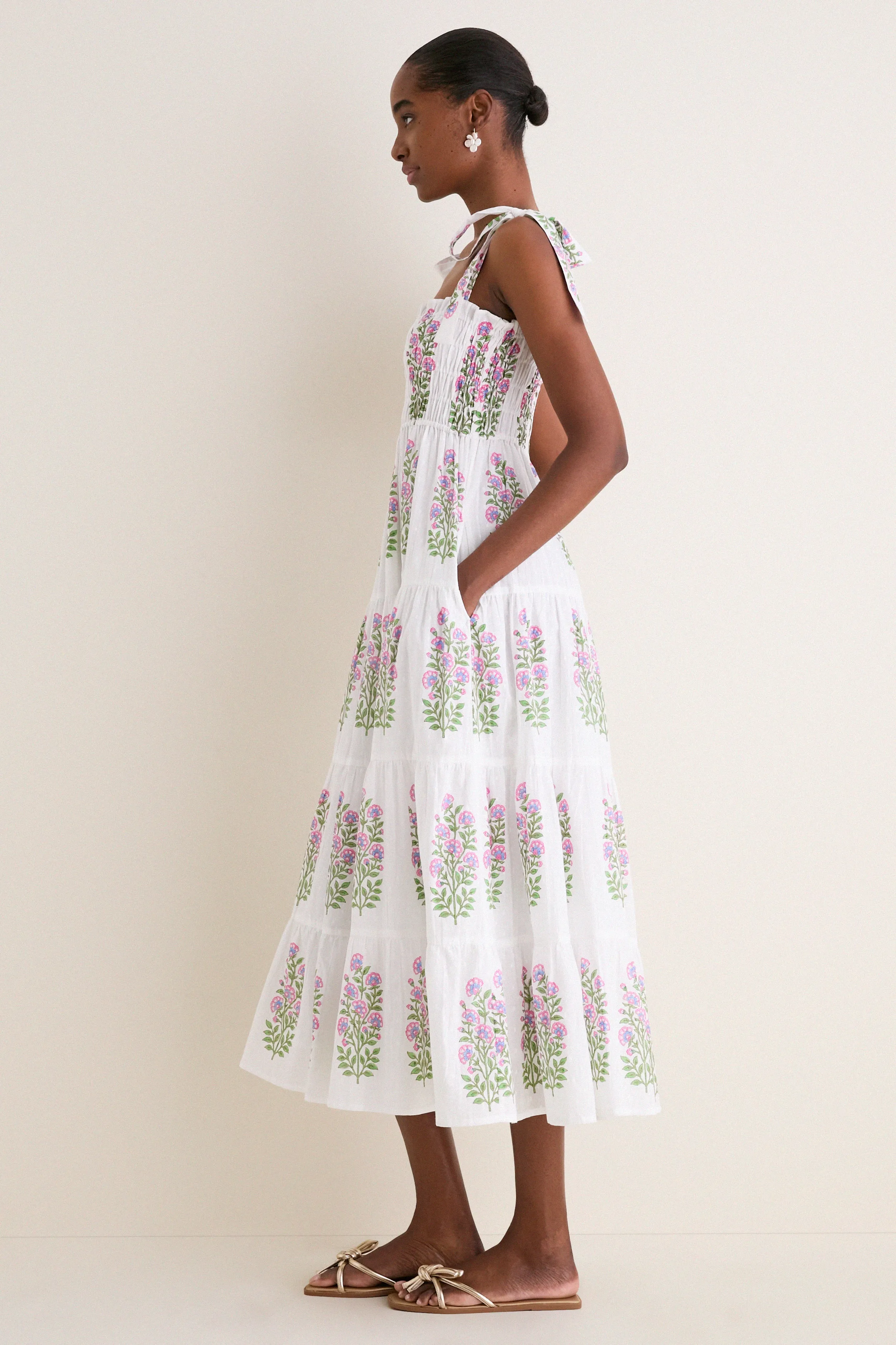Schiffly Folk Buta Martina Dress sold by Tuckernuck product image thumbnail 3