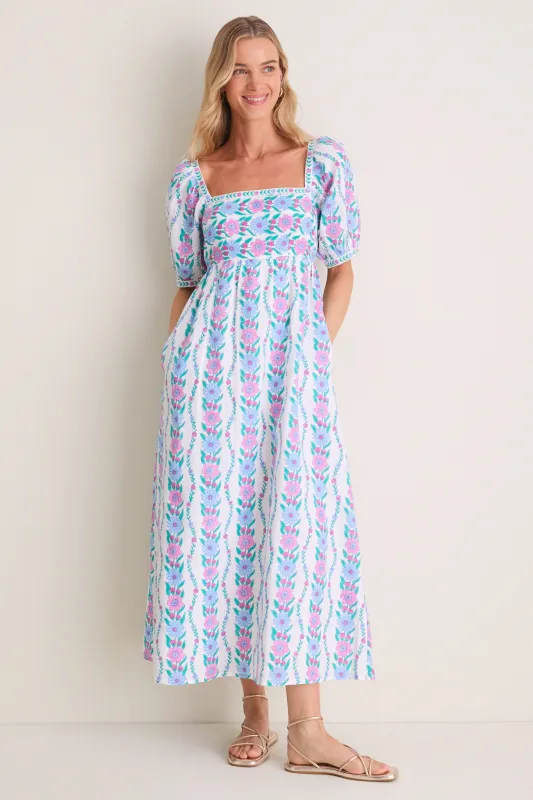 Orchid Border Elizabeth Dress made by Tuckernuck