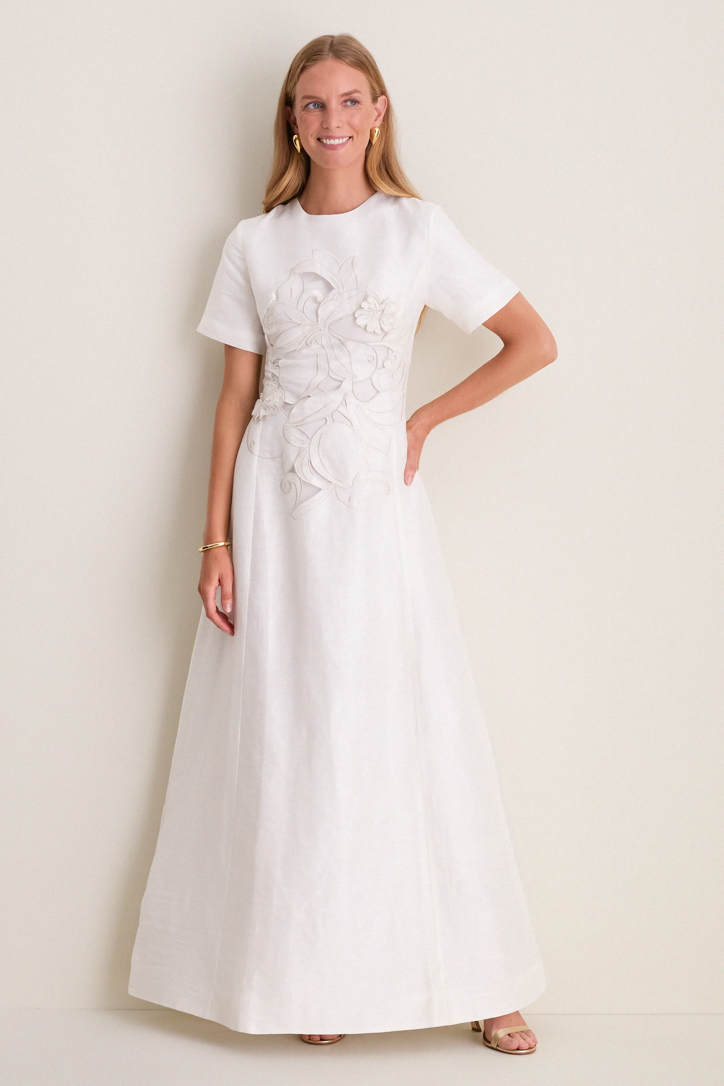 Snow Alice Applique Maxi Dress sold by Tuckernuck