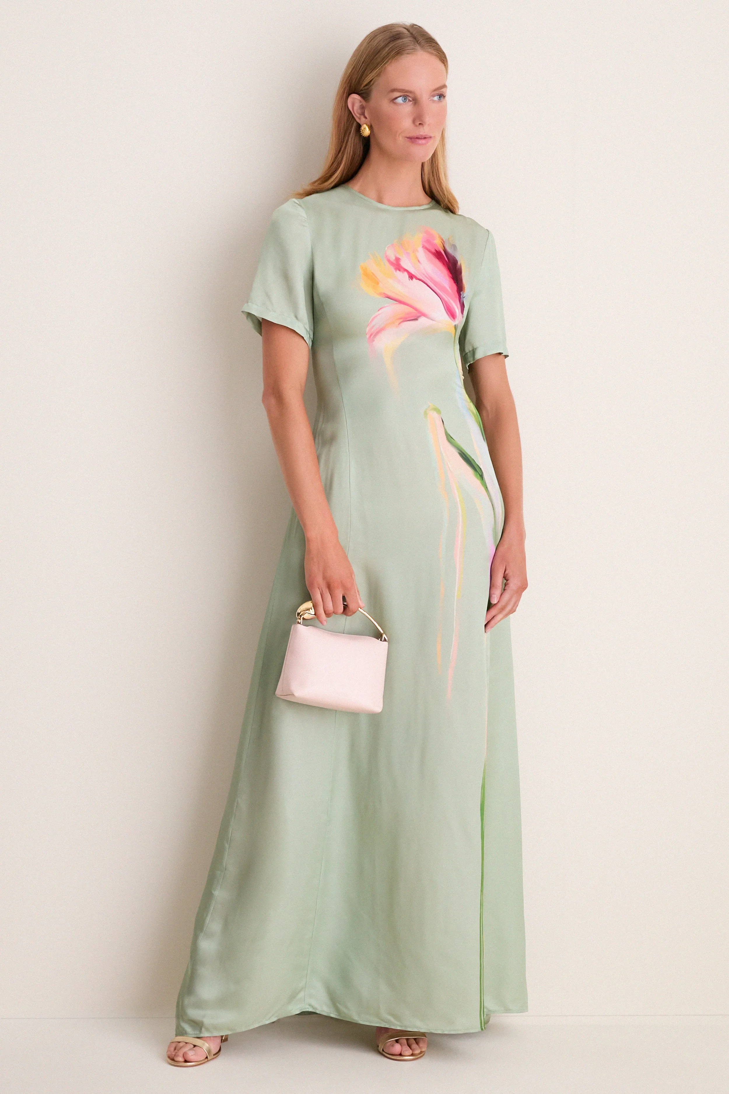 Green Tulip Print Alice Maxi Dress sold by Tuckernuck product image thumbnail 2