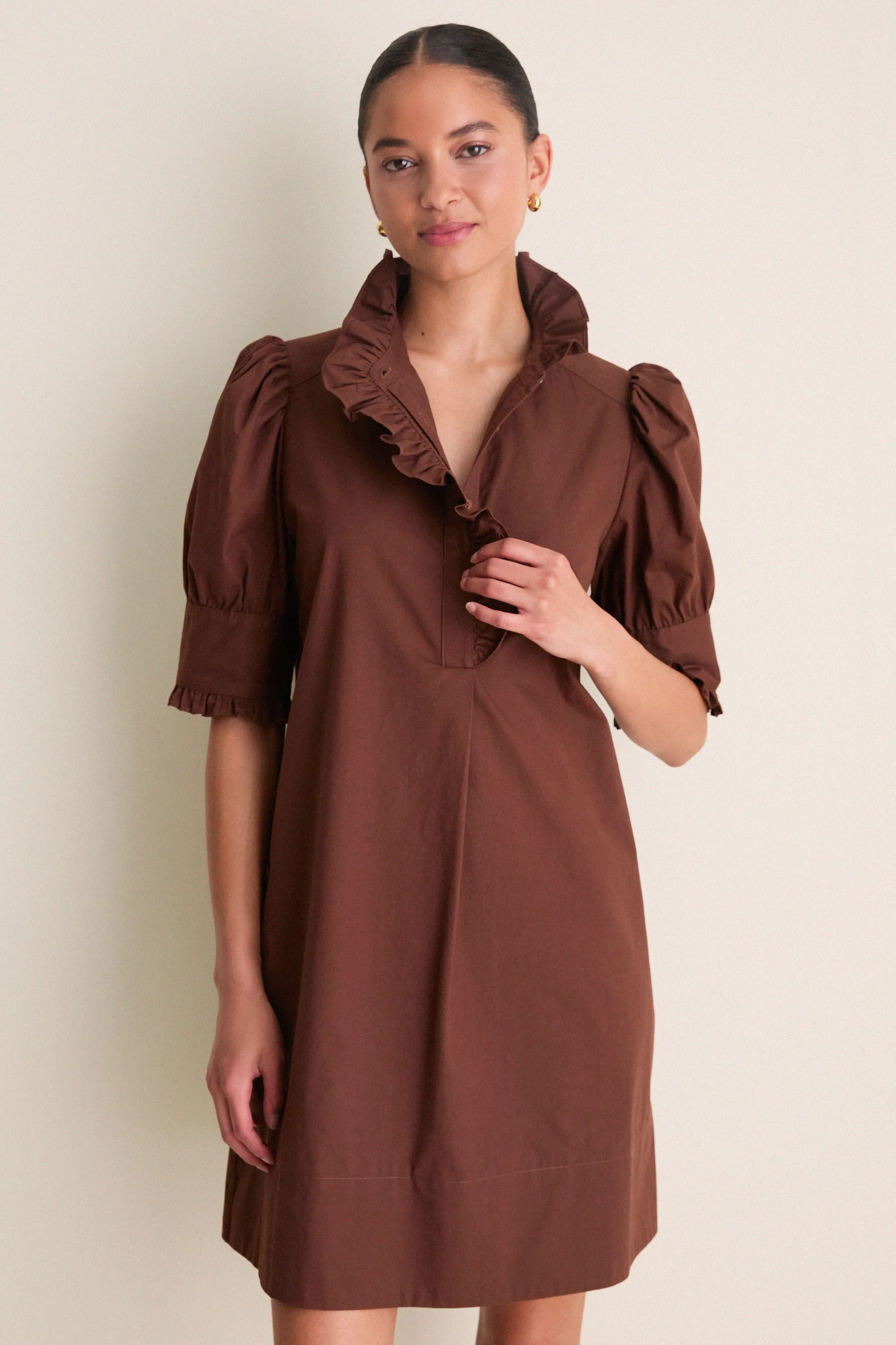 Chocolate Gracelyn Mini Dress sold by Tuckernuck