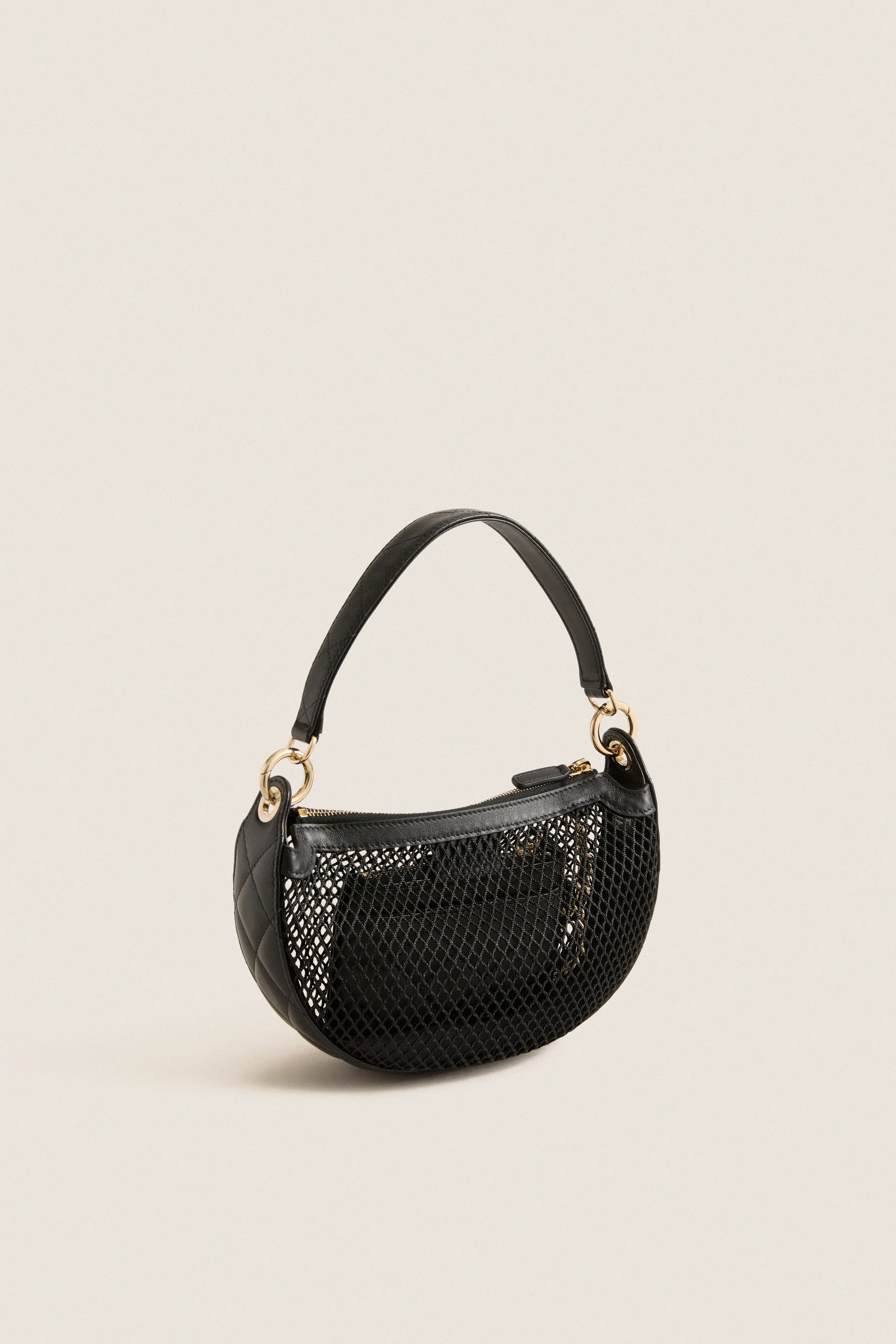 CHANEL Black Coco Mark Two-Way Shoulder Bag Half Moon sold by Tuckernuck product image thumbnail 4