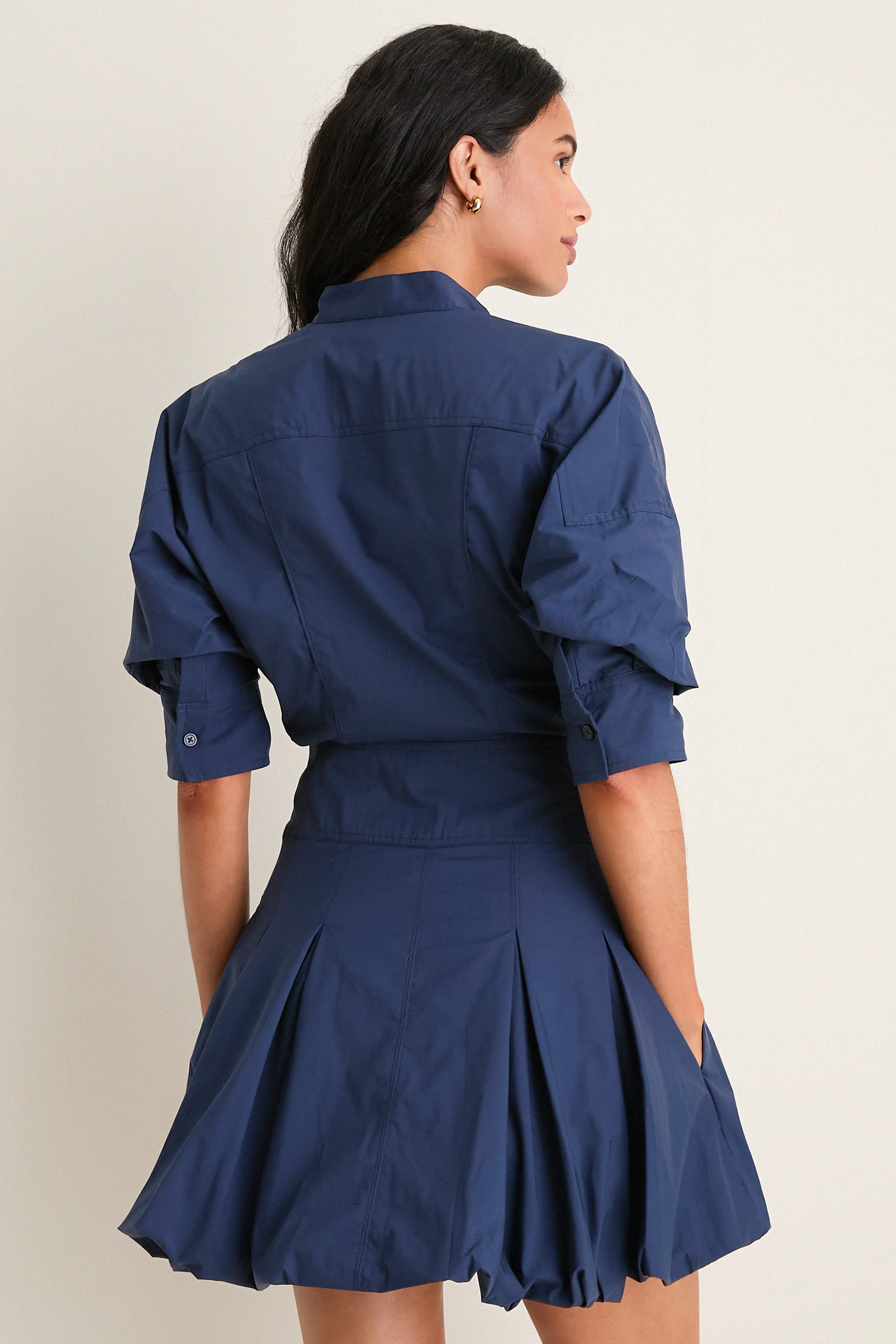 Midnight Effie Bubble Mini Dress sold by Tuckernuck product image thumbnail 4