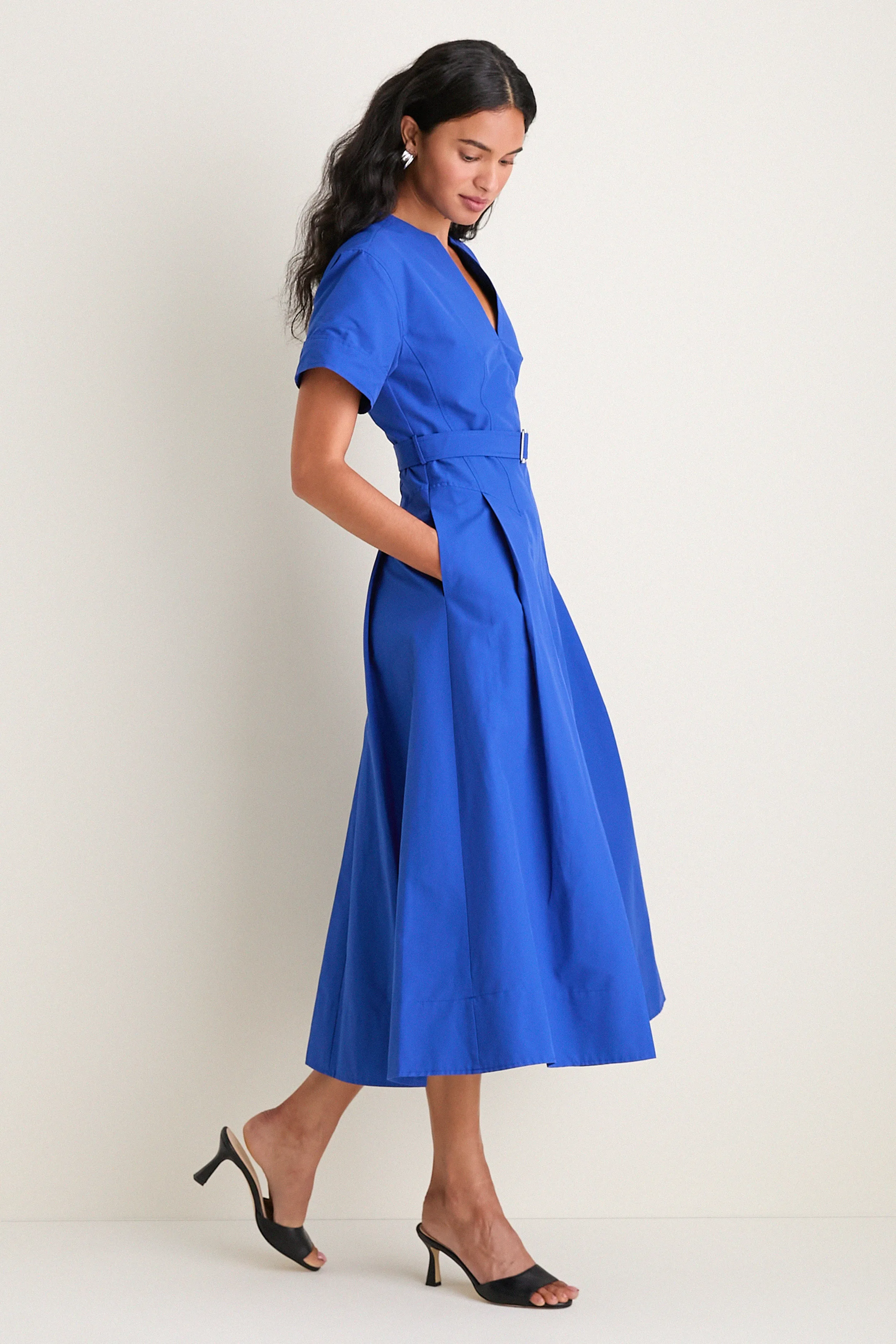 Blueberry Corinne Cotton Midi Dress sold by Tuckernuck product image thumbnail 3