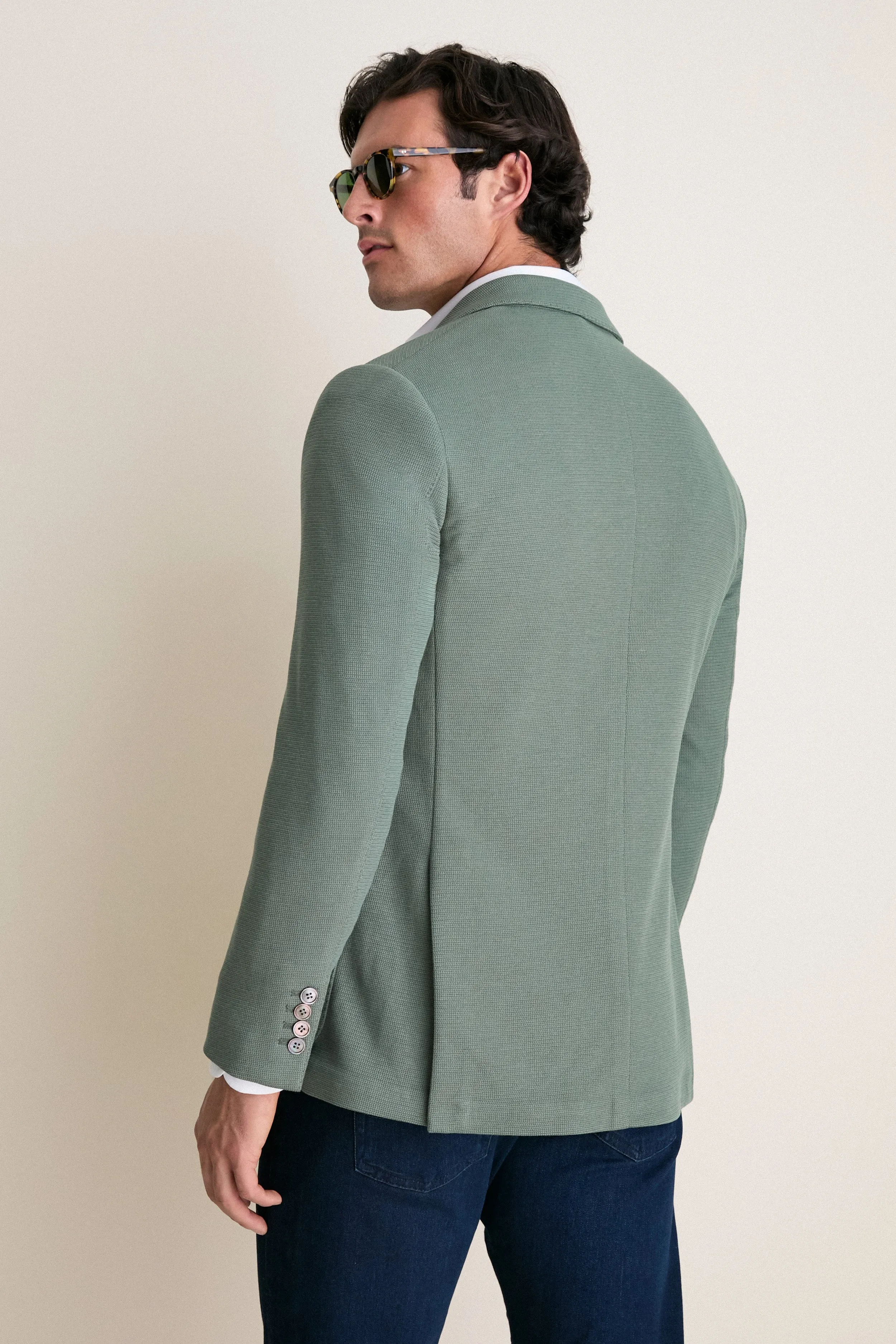 Sage Knit Travel Blazer sold by Tuckernuck product image thumbnail 4