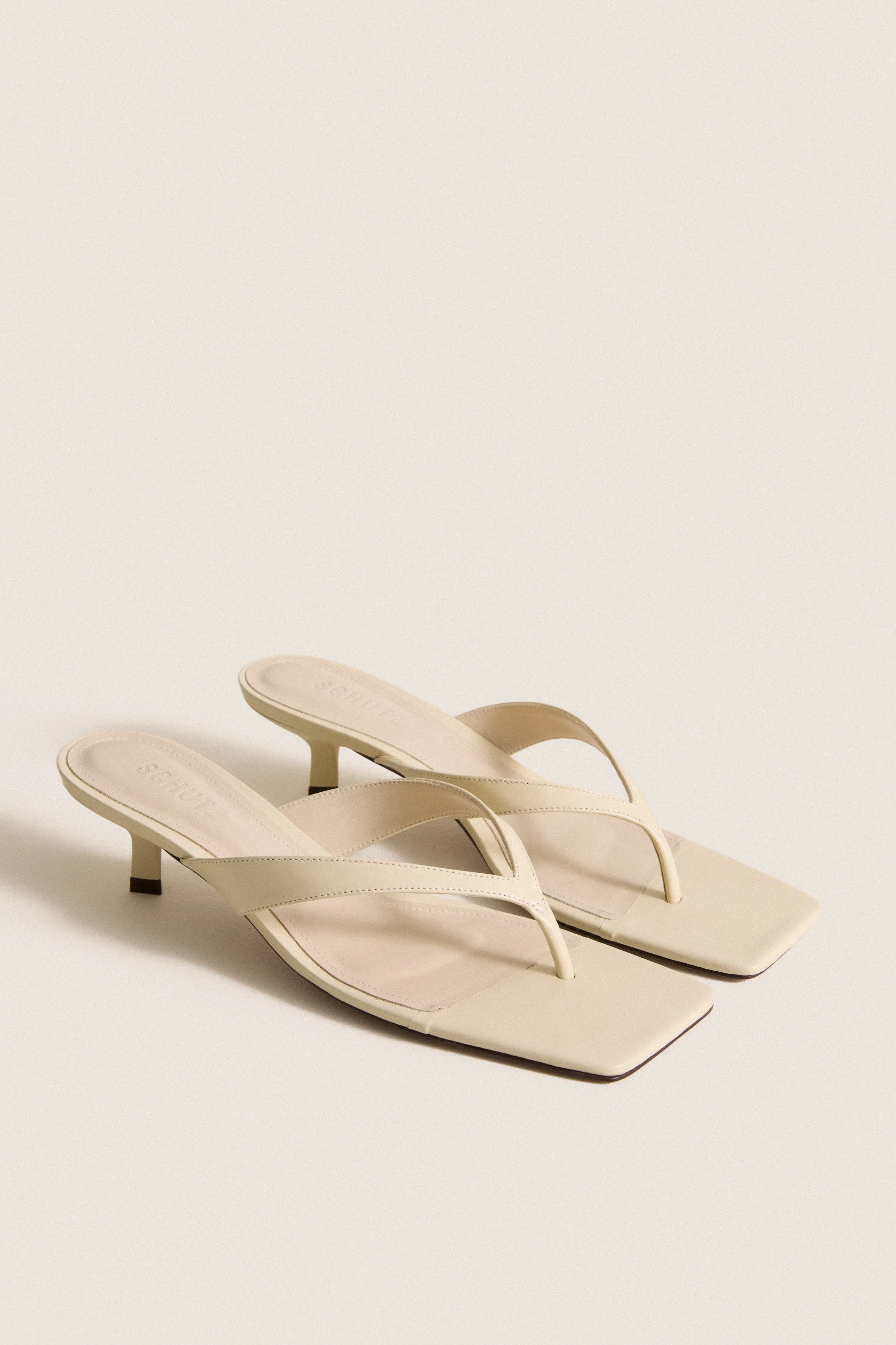 Egg Shell Marjorie Heels sold by Tuckernuck product image thumbnail 4