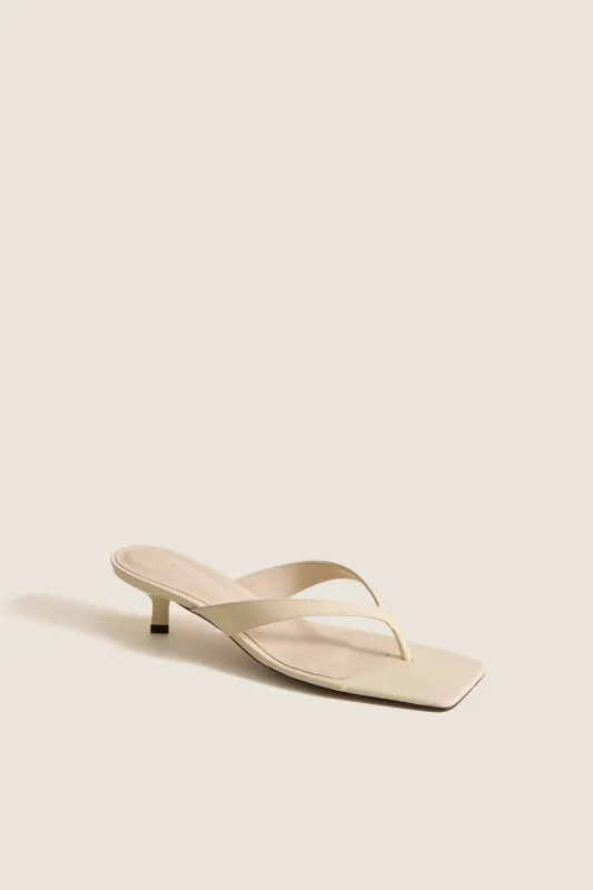 Egg Shell Marjorie Heels made by SCHUTZ