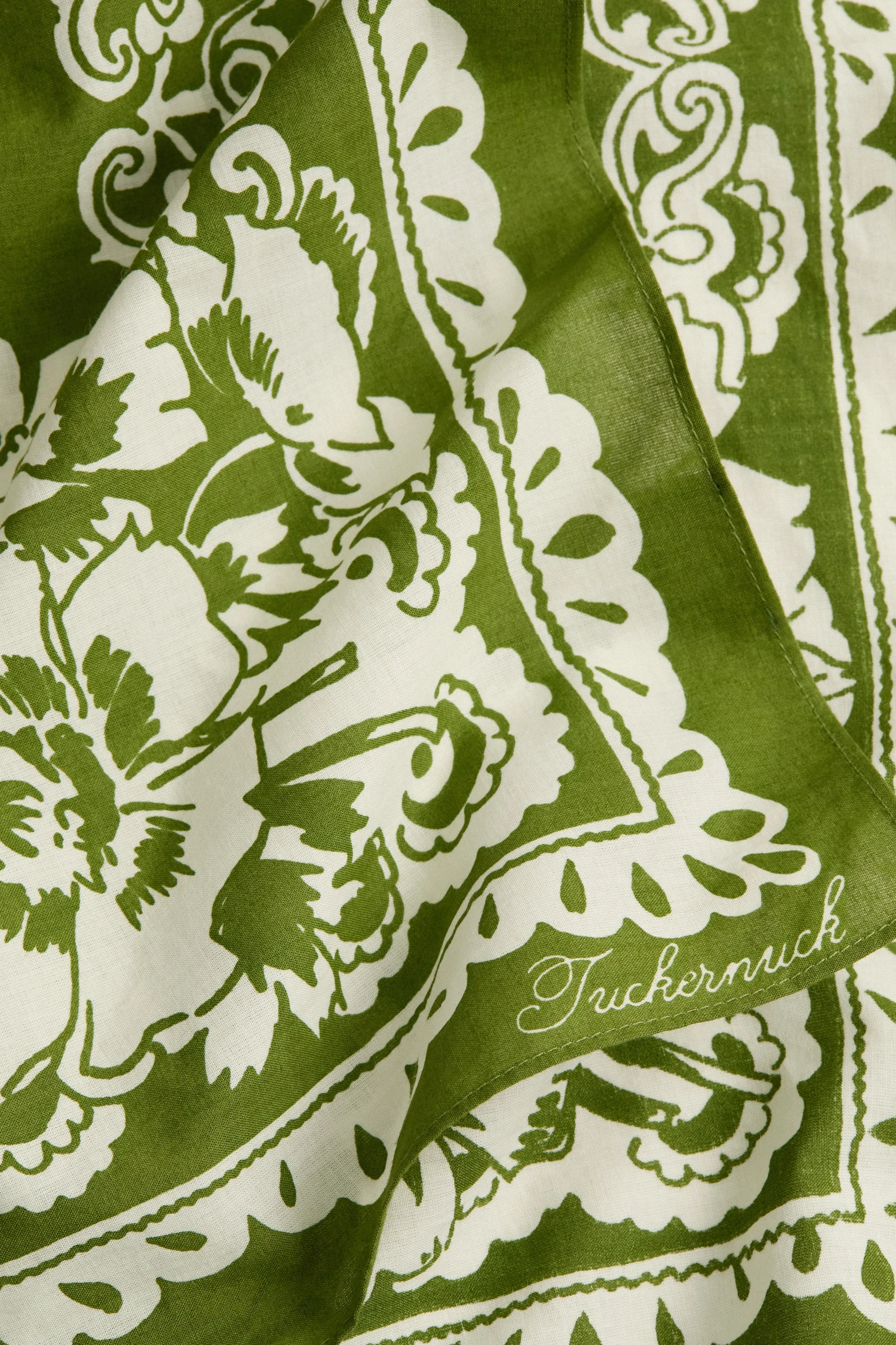 Kiwi Tropical Punch Cotton Scarf sold by Tuckernuck product image thumbnail 4