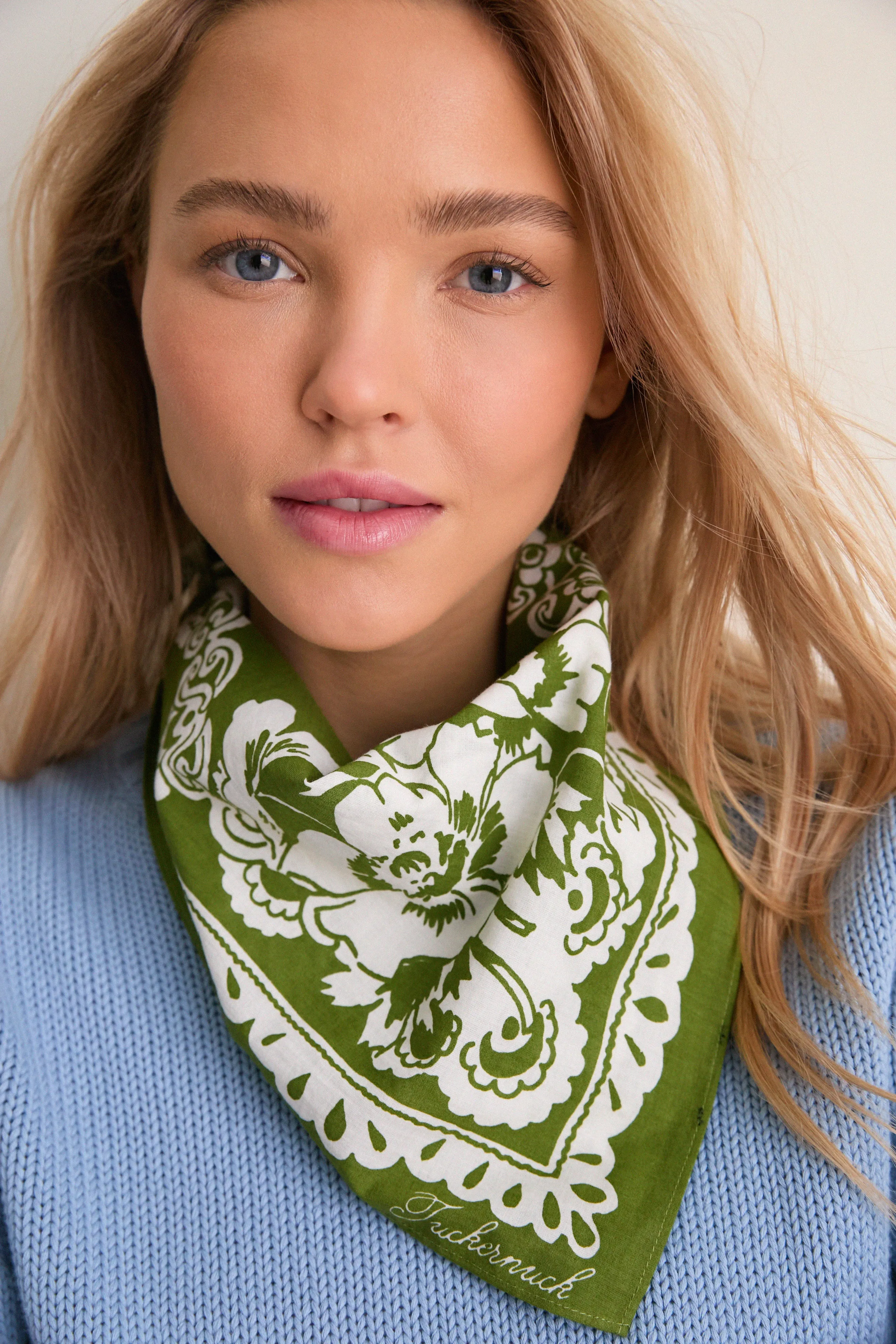 Kiwi Tropical Punch Cotton Scarf sold by Tuckernuck product image thumbnail 3