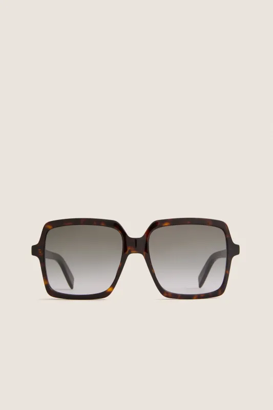 Shiny Dark Havana SL 174 Sunglasses made by Yves Saint Laurent