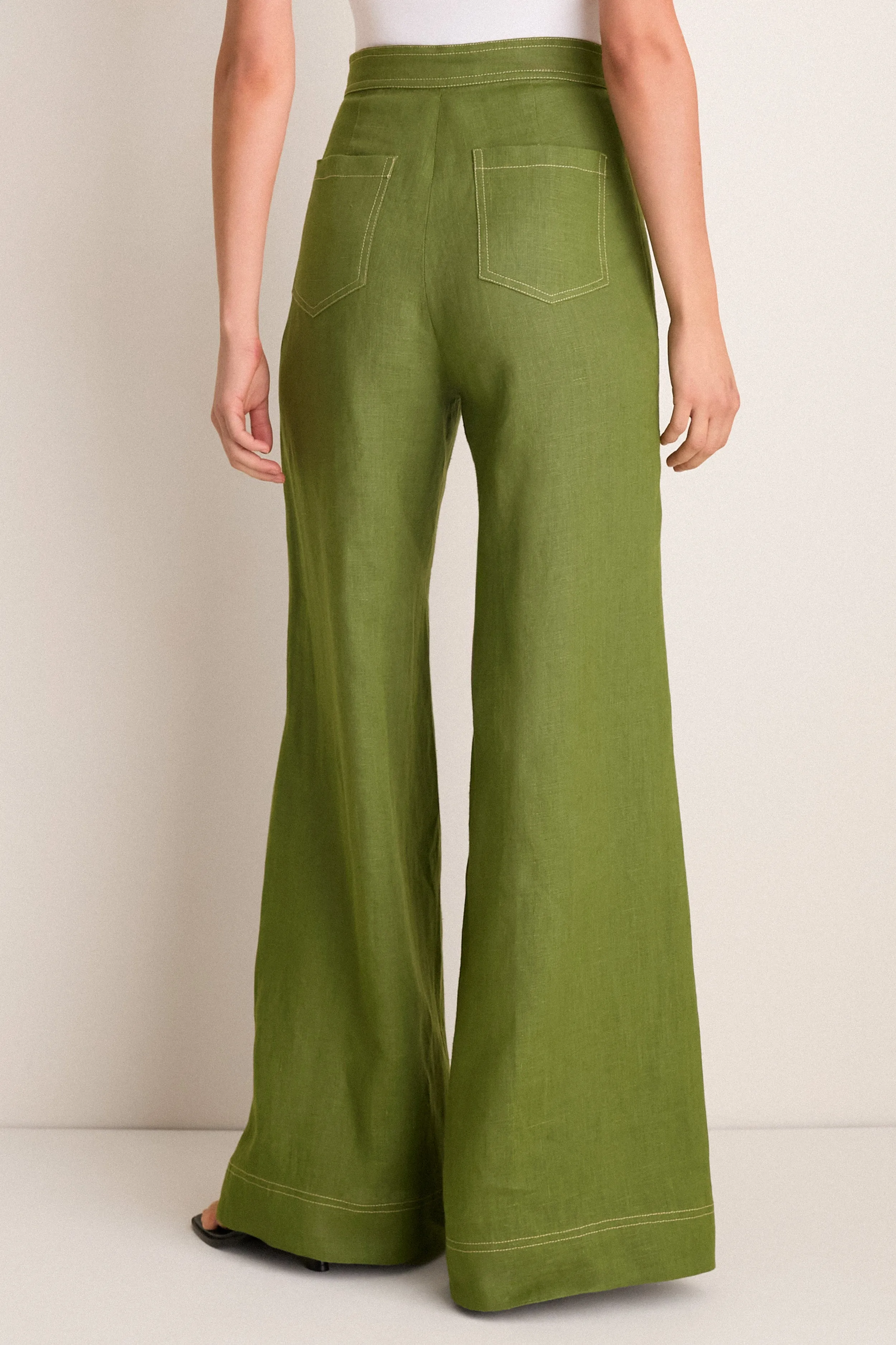 Olive Green Vivir Pants sold by Tuckernuck product image thumbnail 4