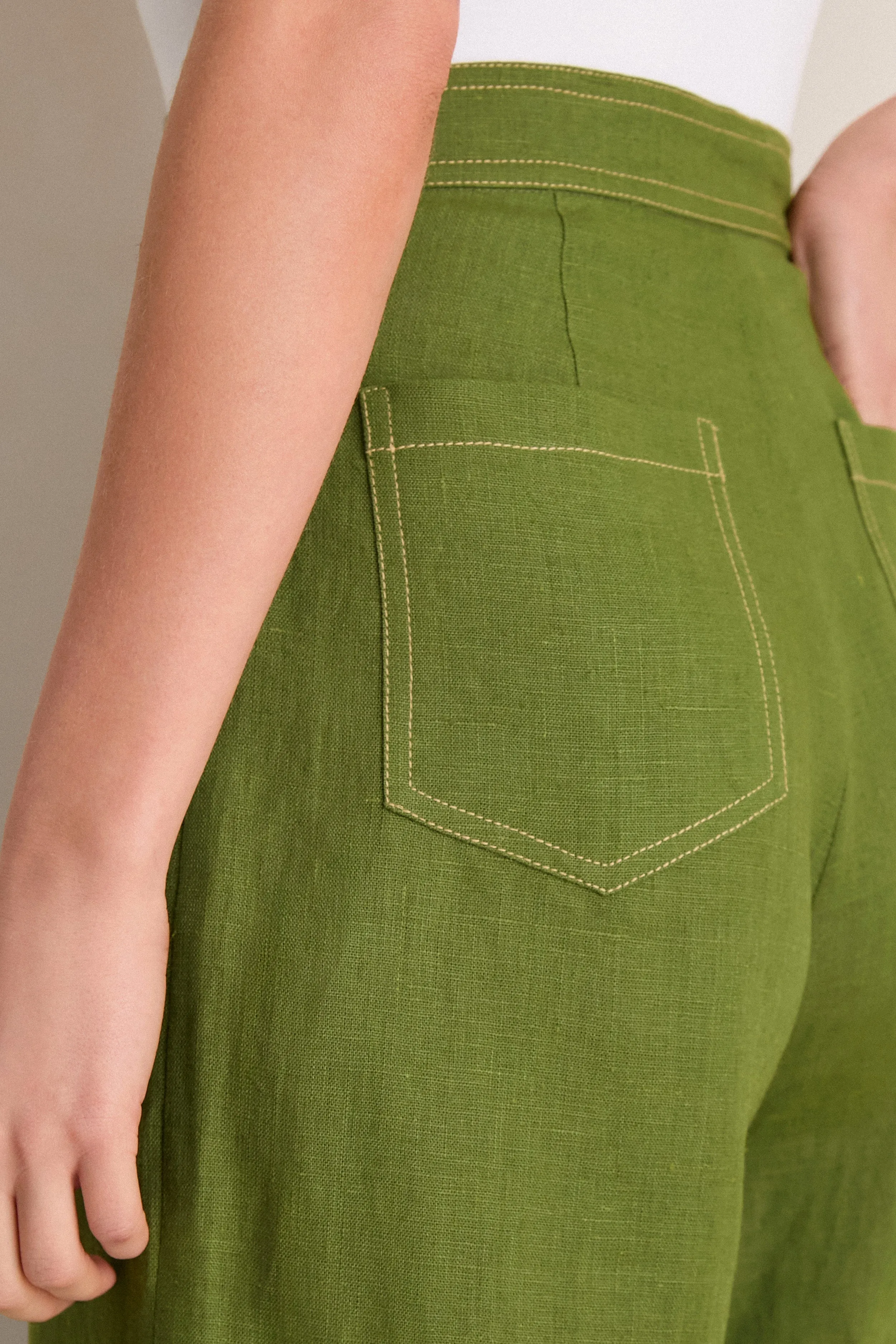Olive Green Vivir Pants sold by Tuckernuck product image thumbnail 5