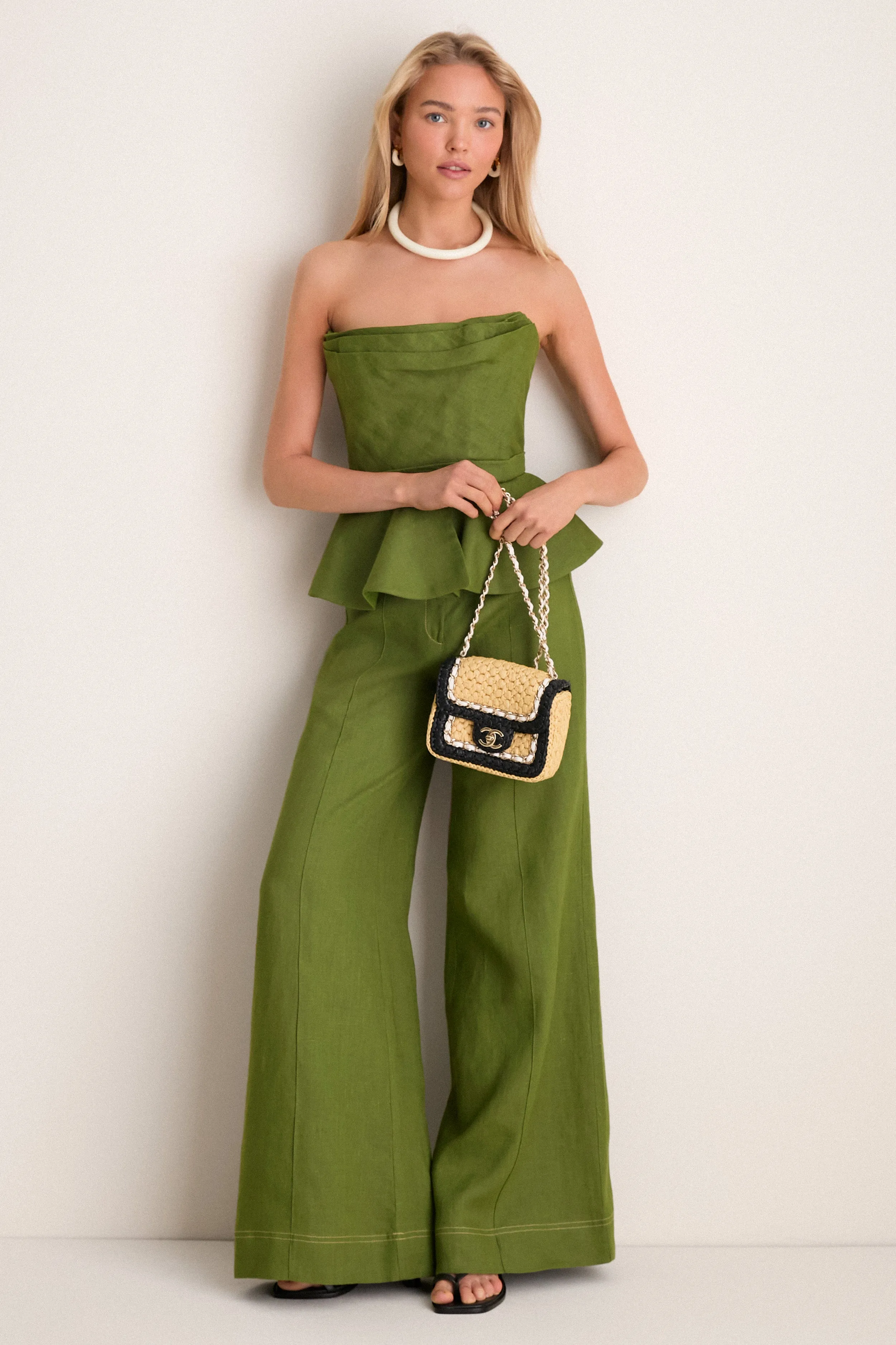 Olive Green Vivir Pants sold by Tuckernuck product image thumbnail 2